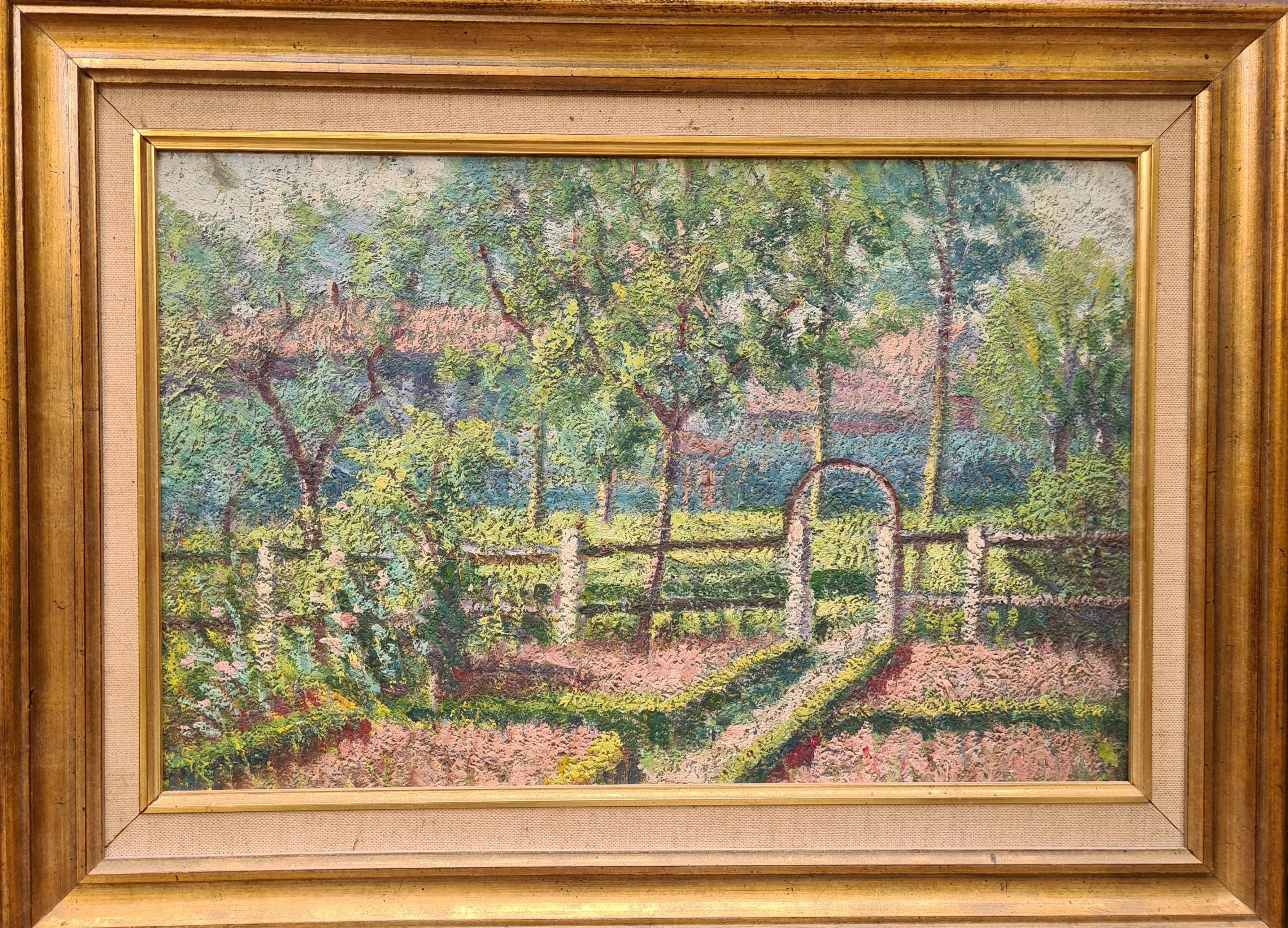 Post- Impressionist, Le Jardin Potager, Circle of Henri Jean Guillaume Martin - Painting by Unknown