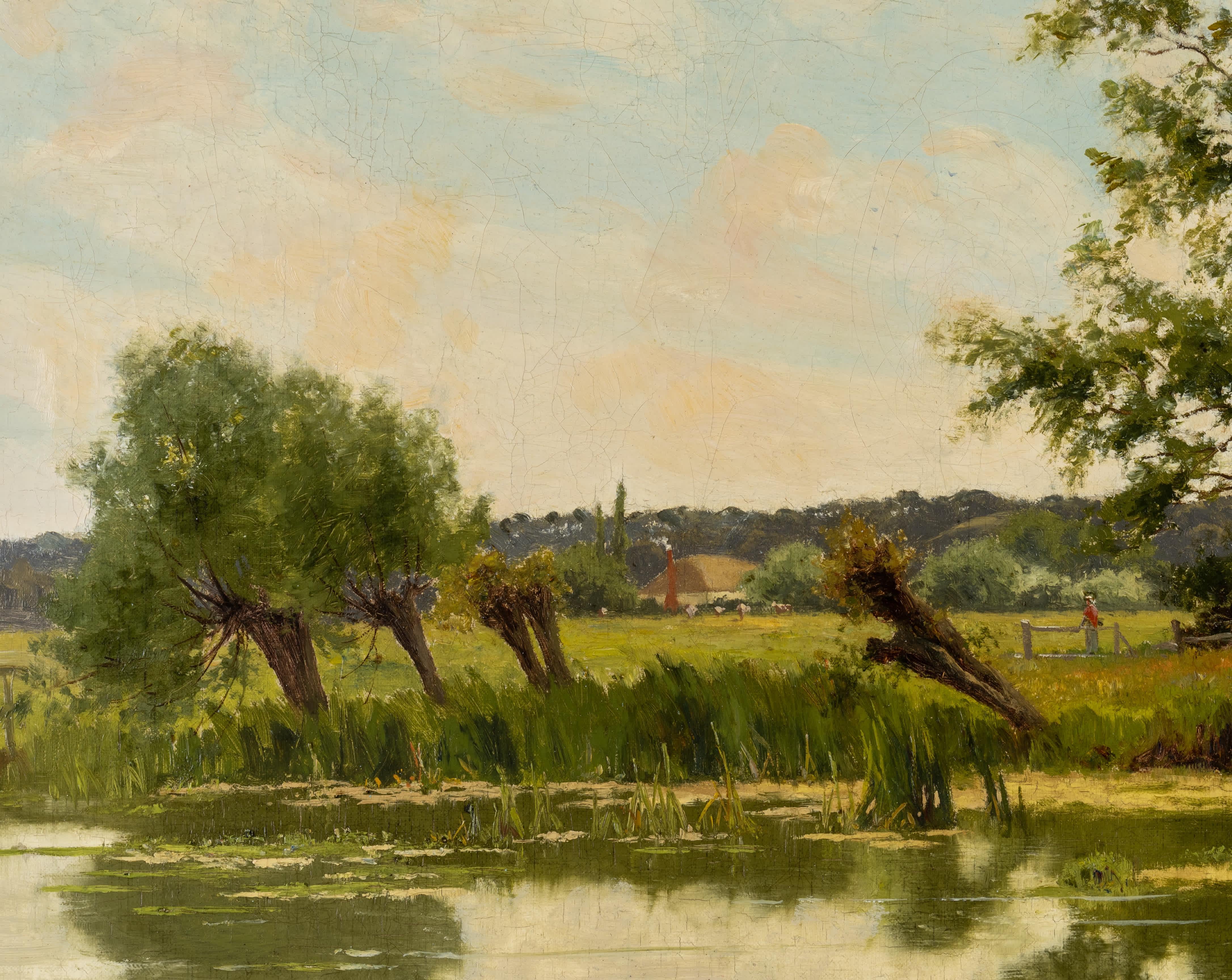 Paesaggio Barbizon - Painting Scuola di Barbizon di Henri Joseph Harpignies