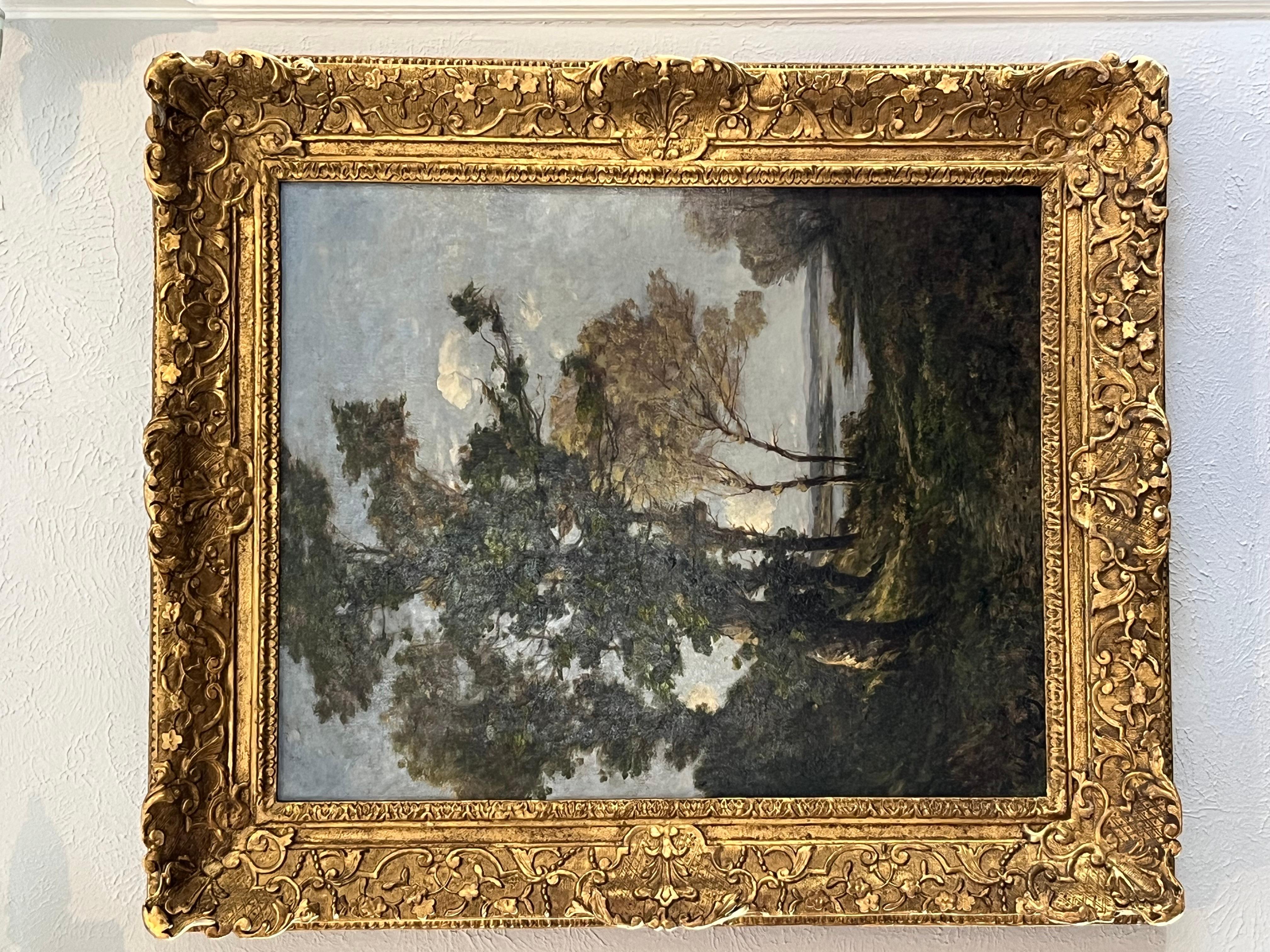 Henri-Joseph Harpignies (Französisch, 1819) L'Ete Dans La Saint Martin im Angebot 4