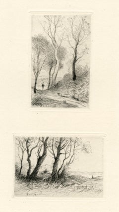 "Paysages" original drypoints