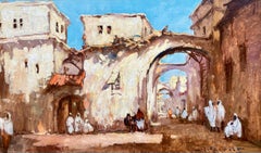 Scène de rue orientale' par Henri Joseph Pauwels (1903 - 1983)