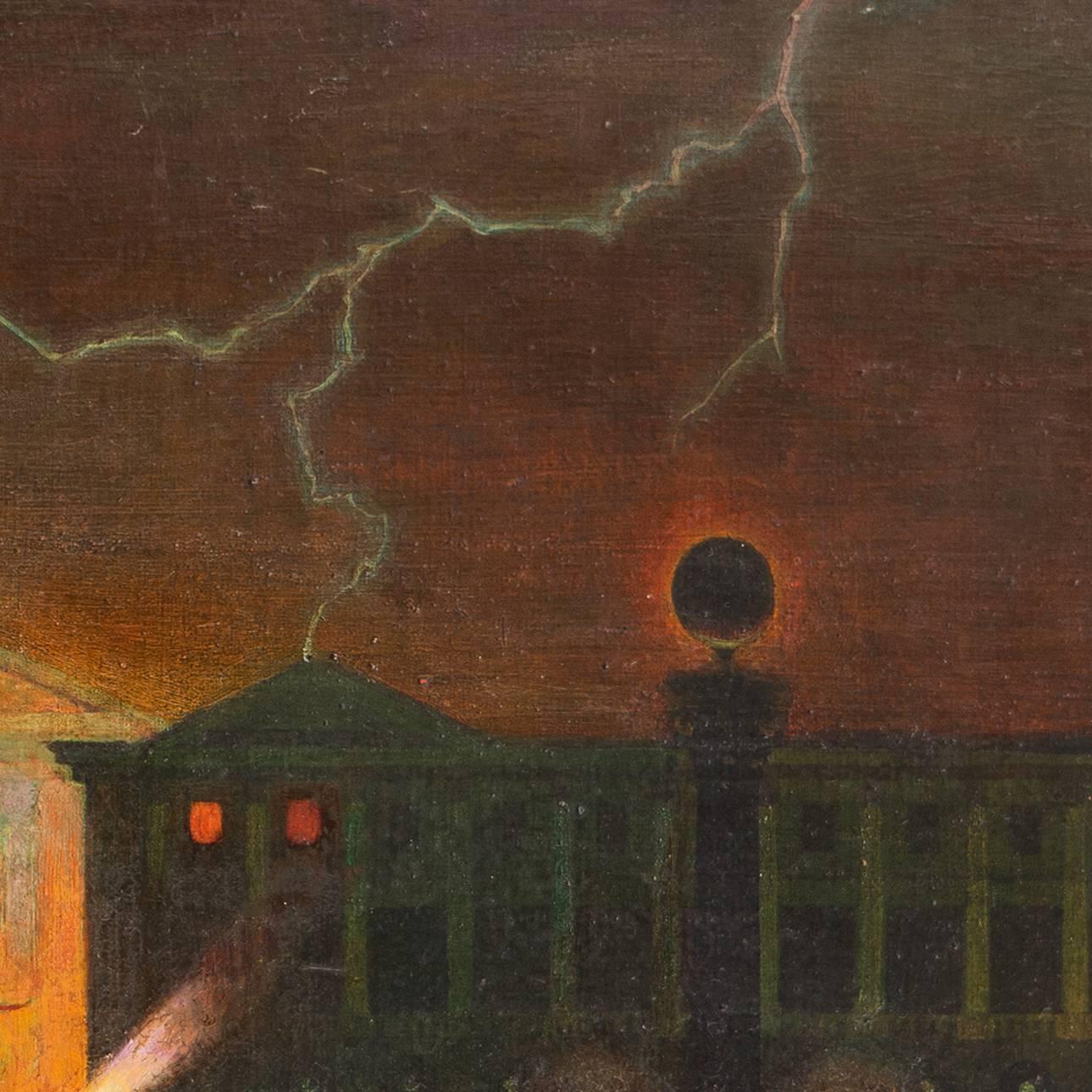 'Place de la Concorde', Paris, California, Surrealist, Neo-classical Symbolism For Sale 7