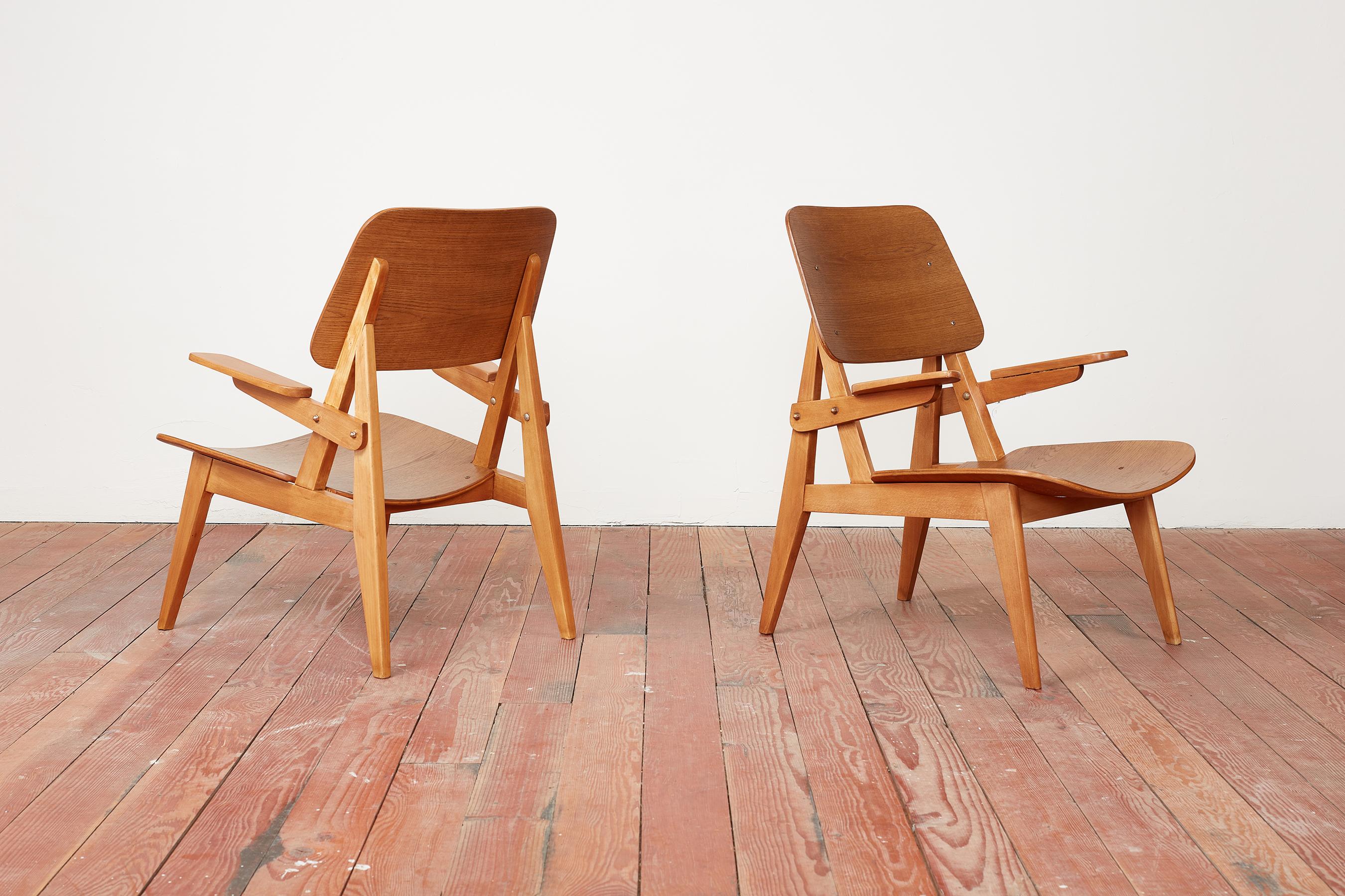 French HENRI LANCEL Chairs - Cité University D' Antony For Sale