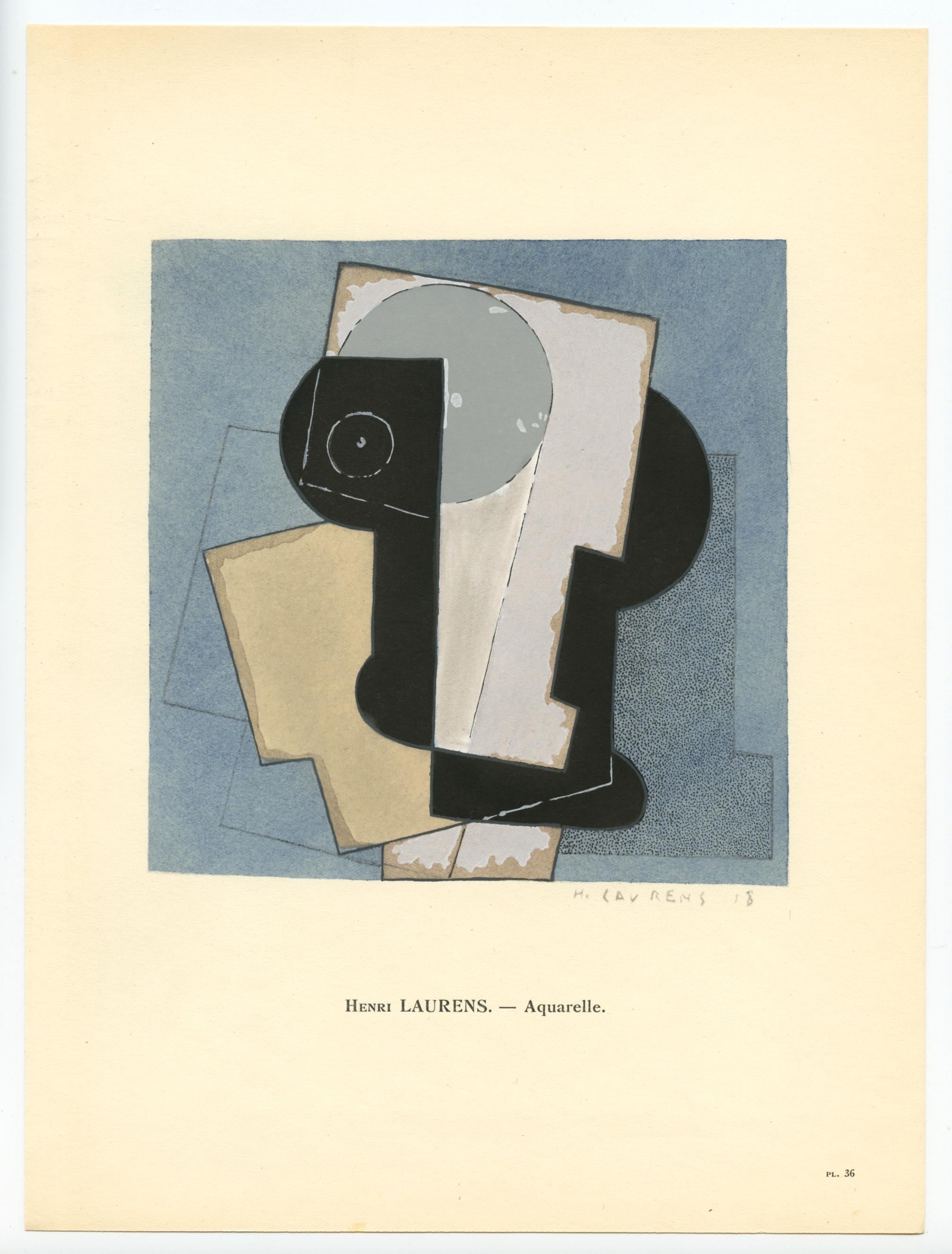 (after) Henri Laurens - 1929 pochoir For Sale 1