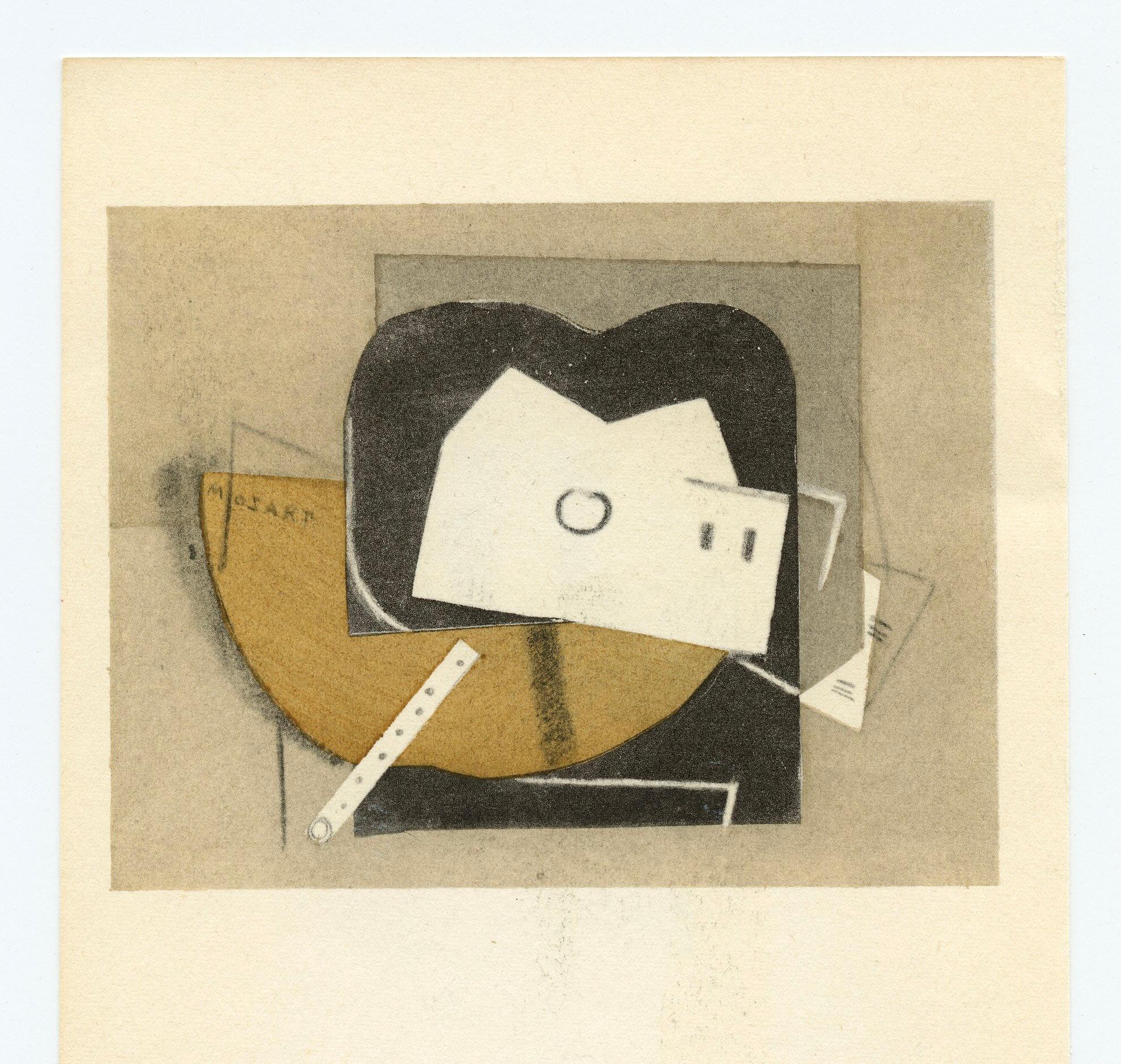 (after) Henri Laurens "La partition de Mozart" pochoir