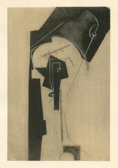 (nach) Henri Laurens "Portrait de Josette Gris" Pochoir