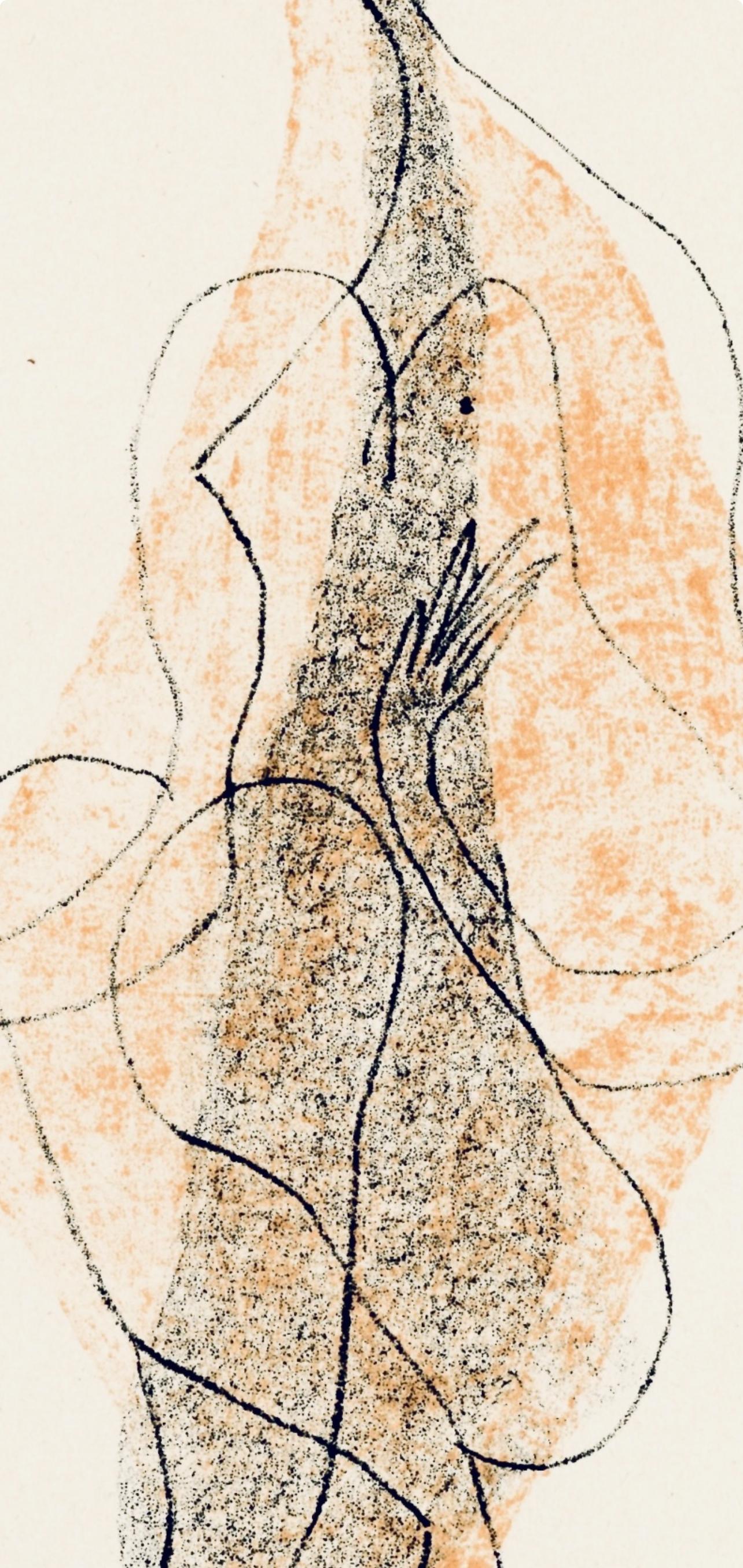 Composition, Société internationale d'art XXe siècle - Beige Figurative Print par Henri Laurens