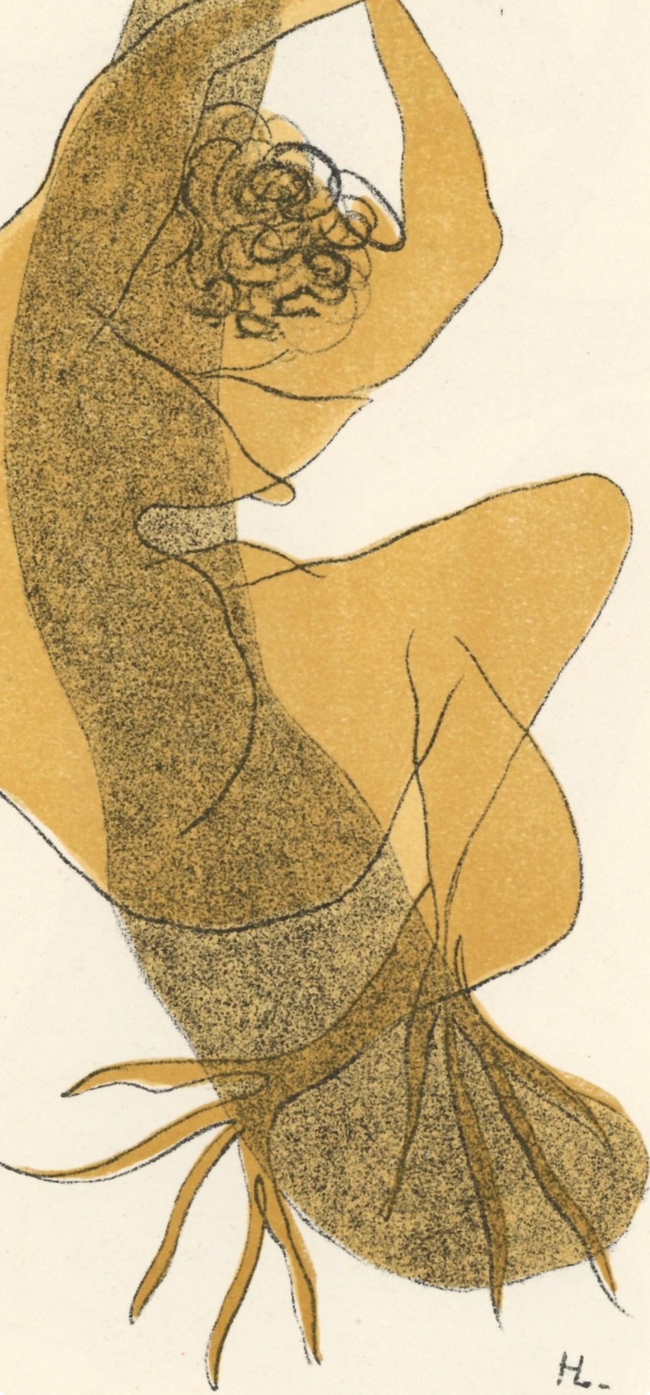 Daphne, Verve: Revue Artistique et Littéraire - White Figurative Print by Henri Laurens