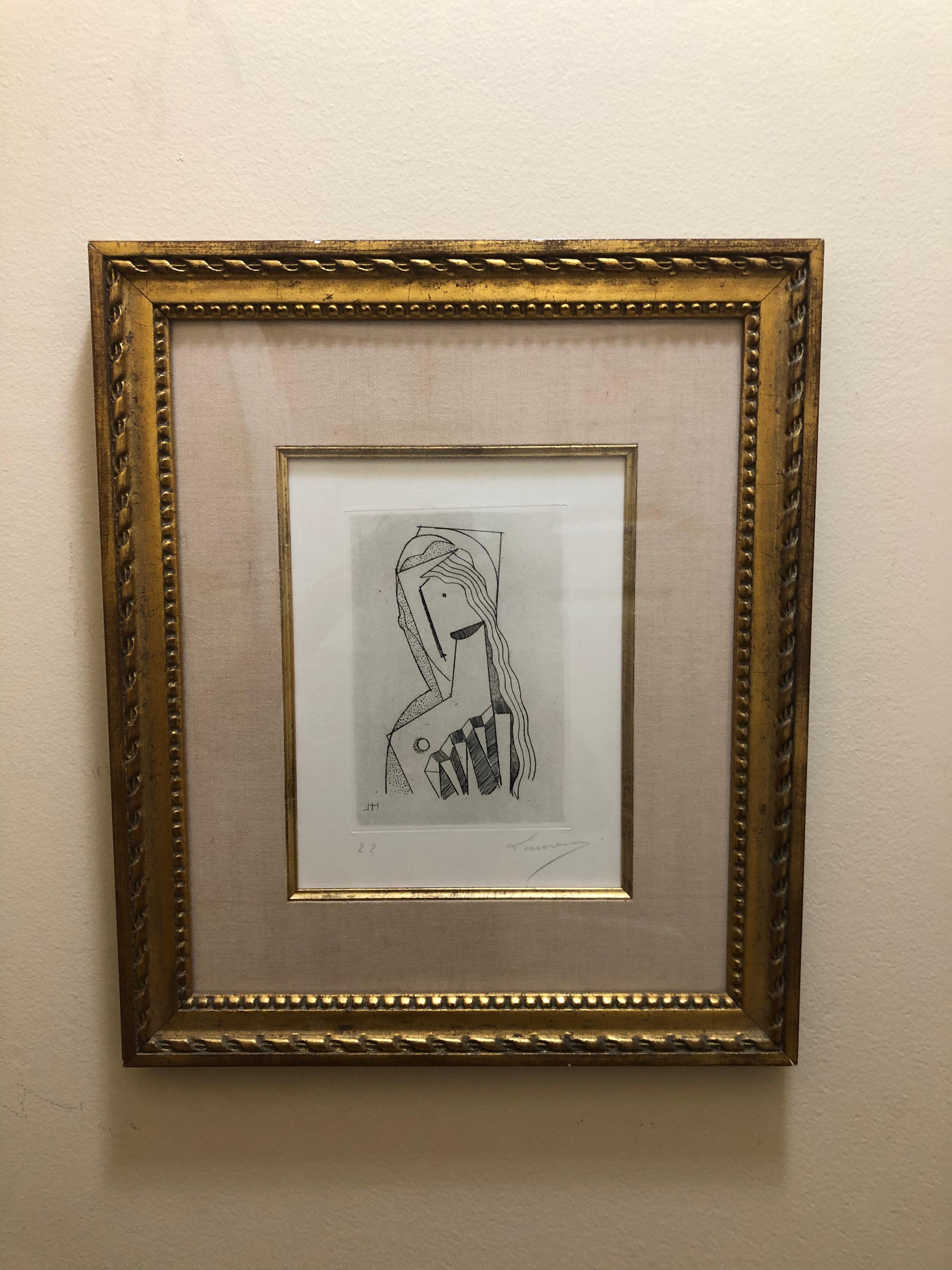 Henri Laurens “Tete de Femme a L’eventail’ For Sale 1