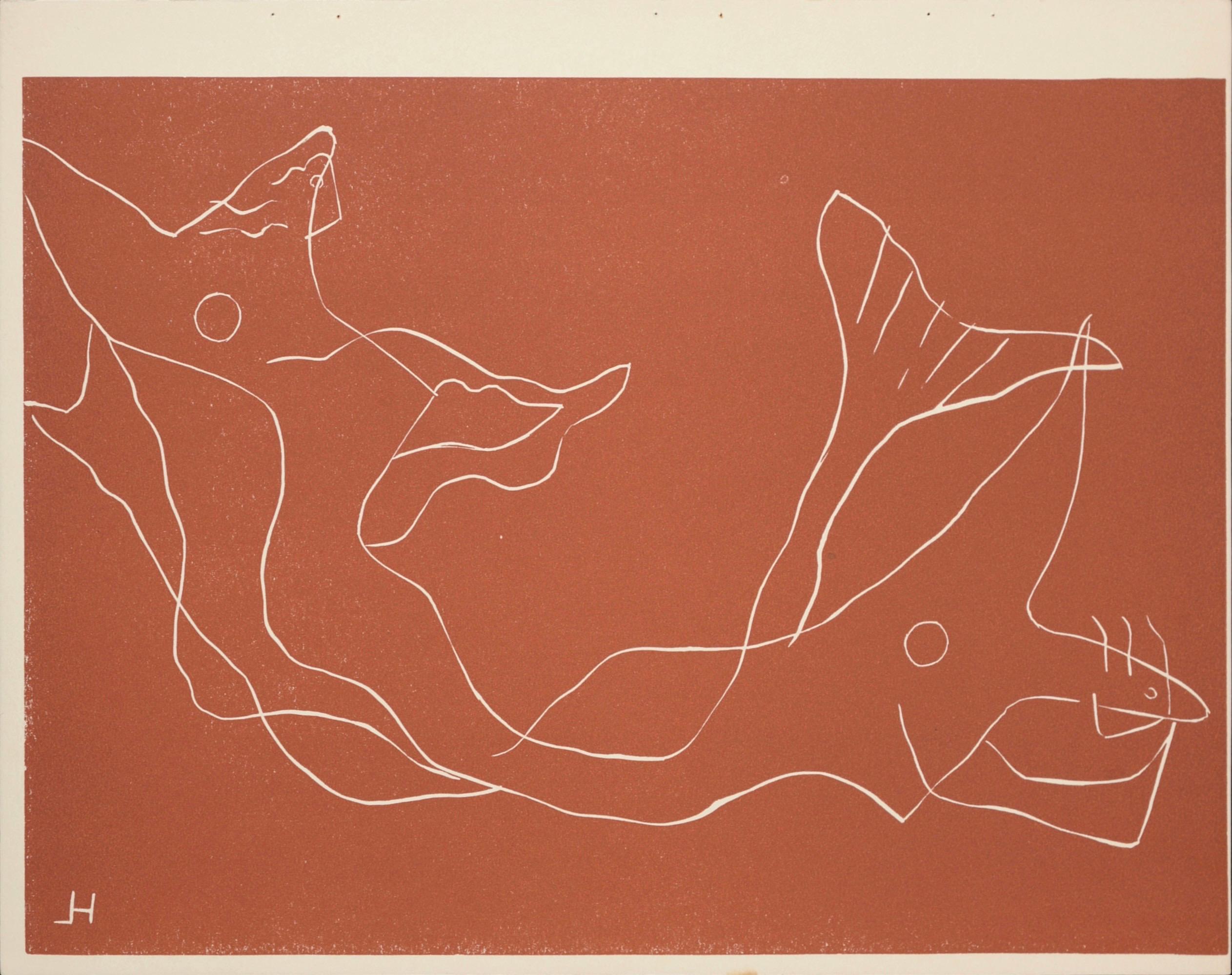 Linocut on vélin paper. Paper Size: 9.65 x 12.4 inches. Inscription: Signed in the plate and unnumbered, as issued. Catalogue raisonné references: Völker, Brigitte, et al. Henri Laurens : Werkverzeichnis Der Druckgraphik. Edition Brusberg, 1985,