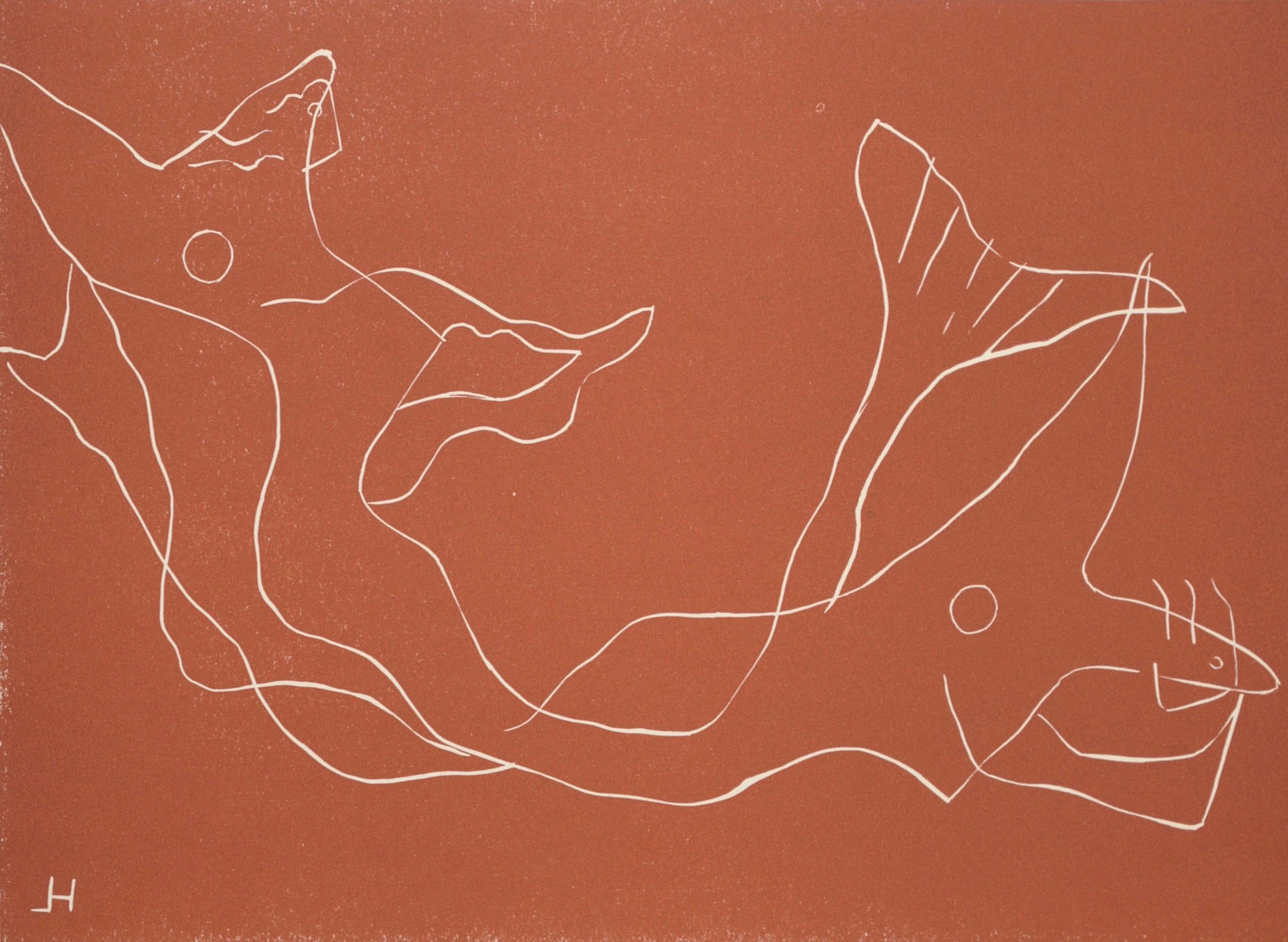 Henri Laurens Abstract Print - Laurens, Sirènes (Völker 13), Société internationale d'art XXe siècle (after)