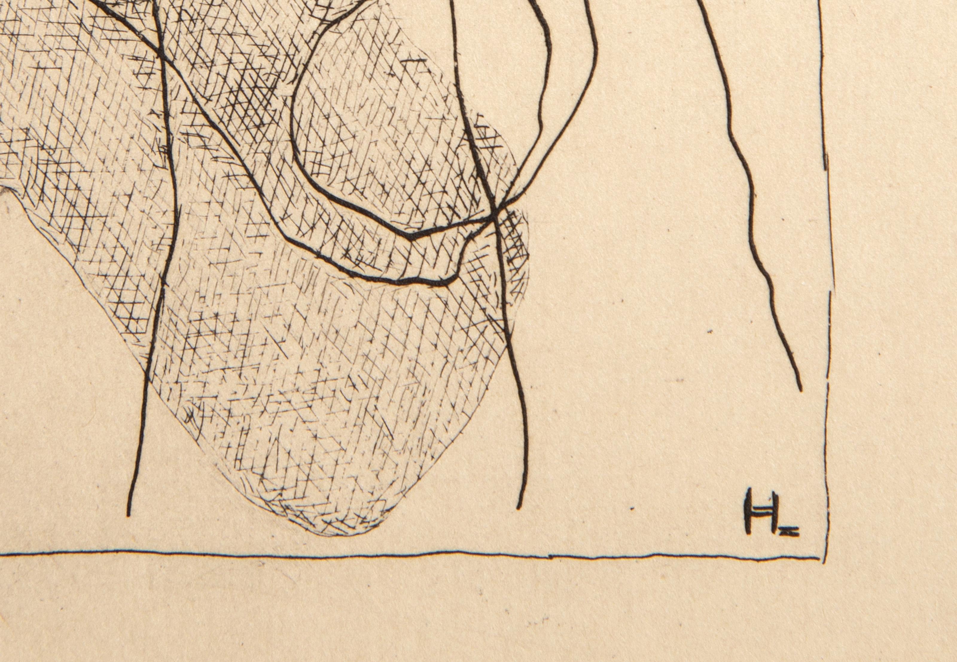 Portrait moderne d'Henri Laurens en vente 3