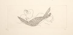 Nudo sdraiato, acquaforte moderna di Henri Laurens