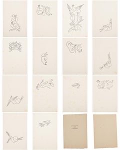 Suite Des Boise Pour Homer L'Odyssee, 14 Woodblocks Modernes par Henri Laurens