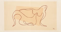 Un Poeme dans chaque livre Paul Eluard, Acquaforte astratta di Henri Laurens