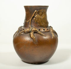 Henri-Laurent DESROUSSEAUX (1862-1906), L'Isle Adam: French Art Nouveau Vase