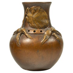 Henri-Laurent DESROUSSEAUX (1862-1906), L'Isle Adam: French Art Nouveau Vase