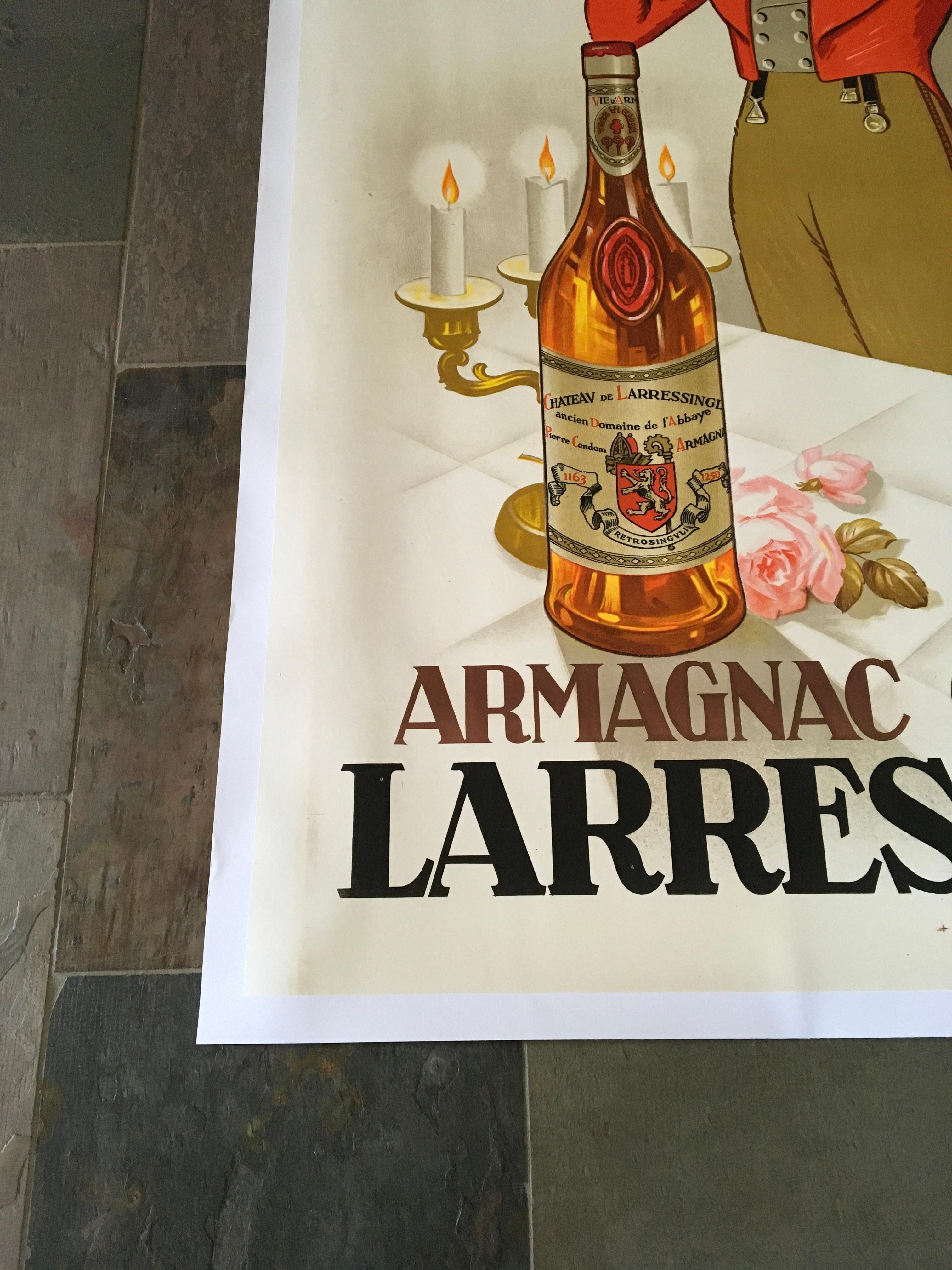 Henri Le Monnier, Armagnac Chateau Larressingle, 1938 For Sale 7