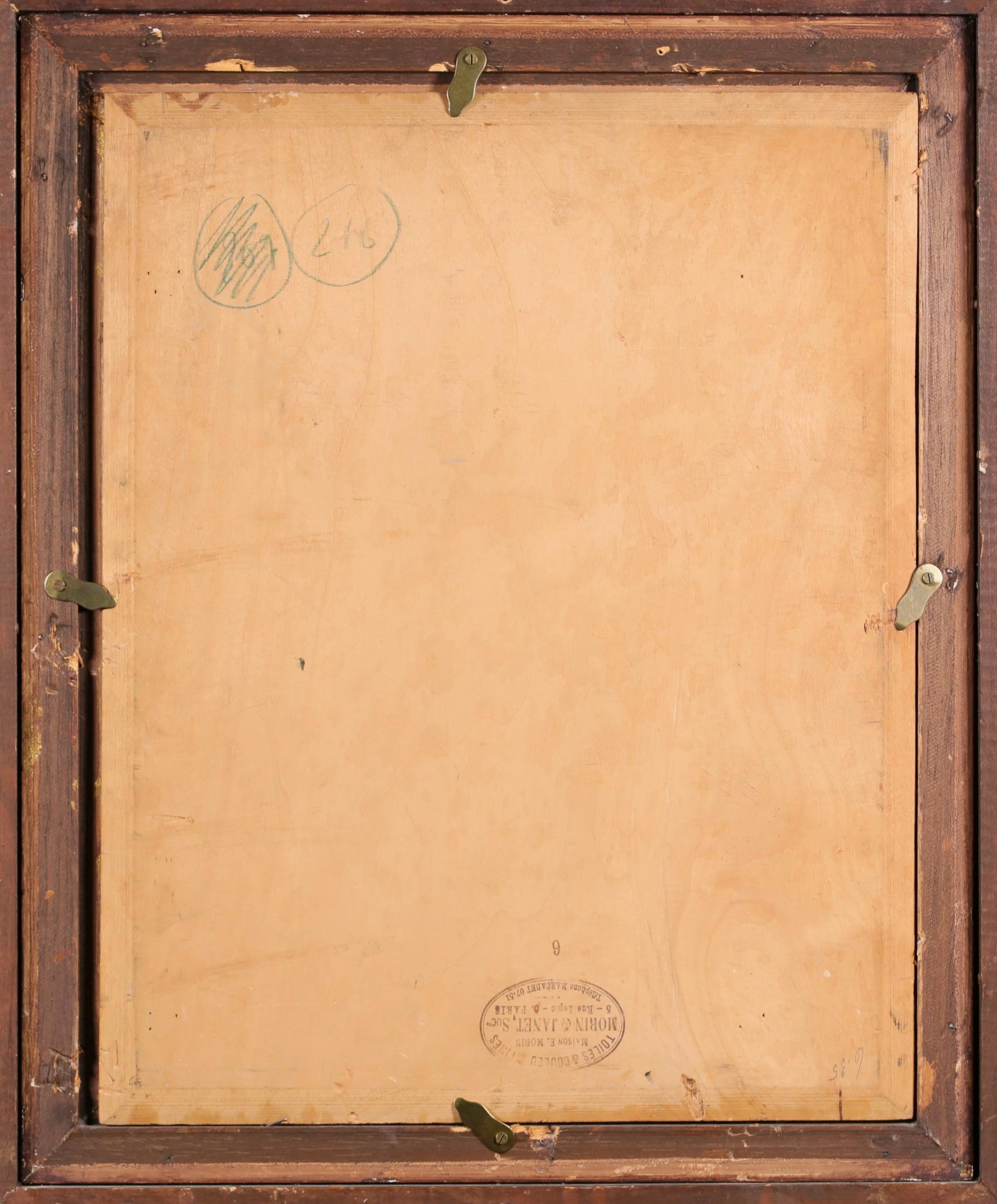 La llegada - Nueva York - Paisaje postimpresionista Óleo de Henri Le Sidaner en venta 10