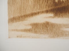 Impressionism : House in the Woods - Original etching