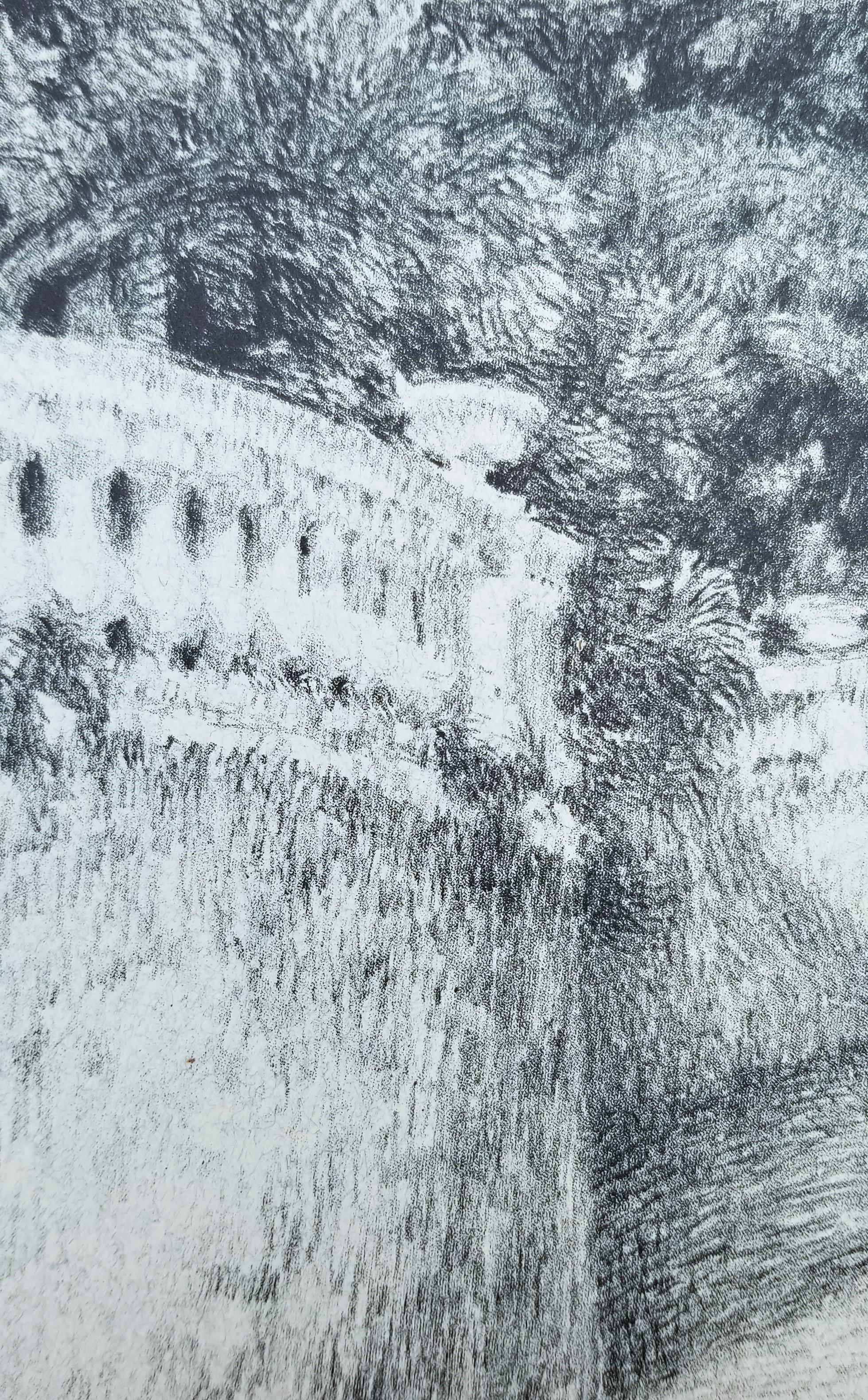 La Balustrade (The Railing) /// Impressionist Henri Le Sidaner Landscape Garden im Angebot 9