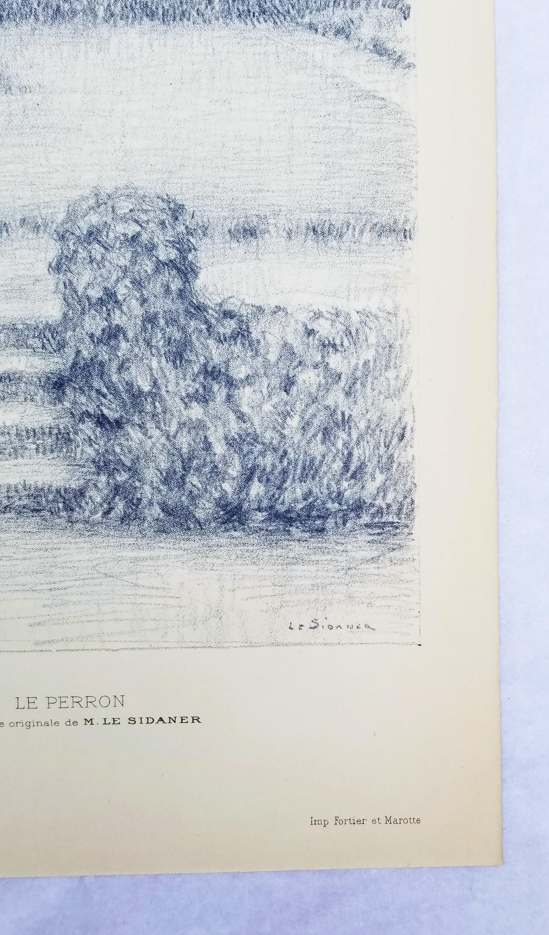 Le Perron (The Porch) /// French Impressionist Henri Le Sidaner Garden Landscape For Sale 3