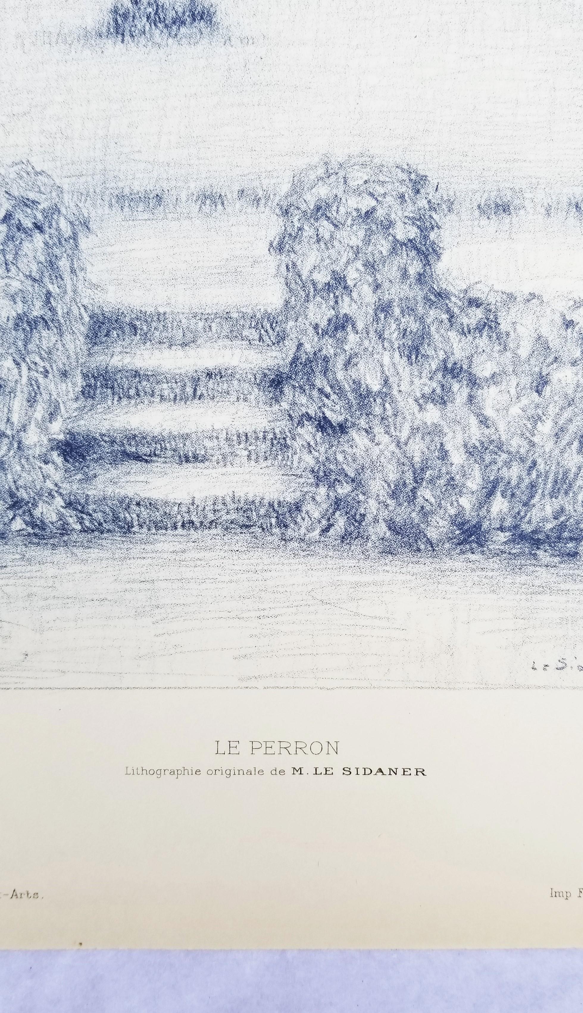 Le Perron (Le porche) /// Paysage de jardin de l'impressionniste français Henri Le Sidaner en vente 8