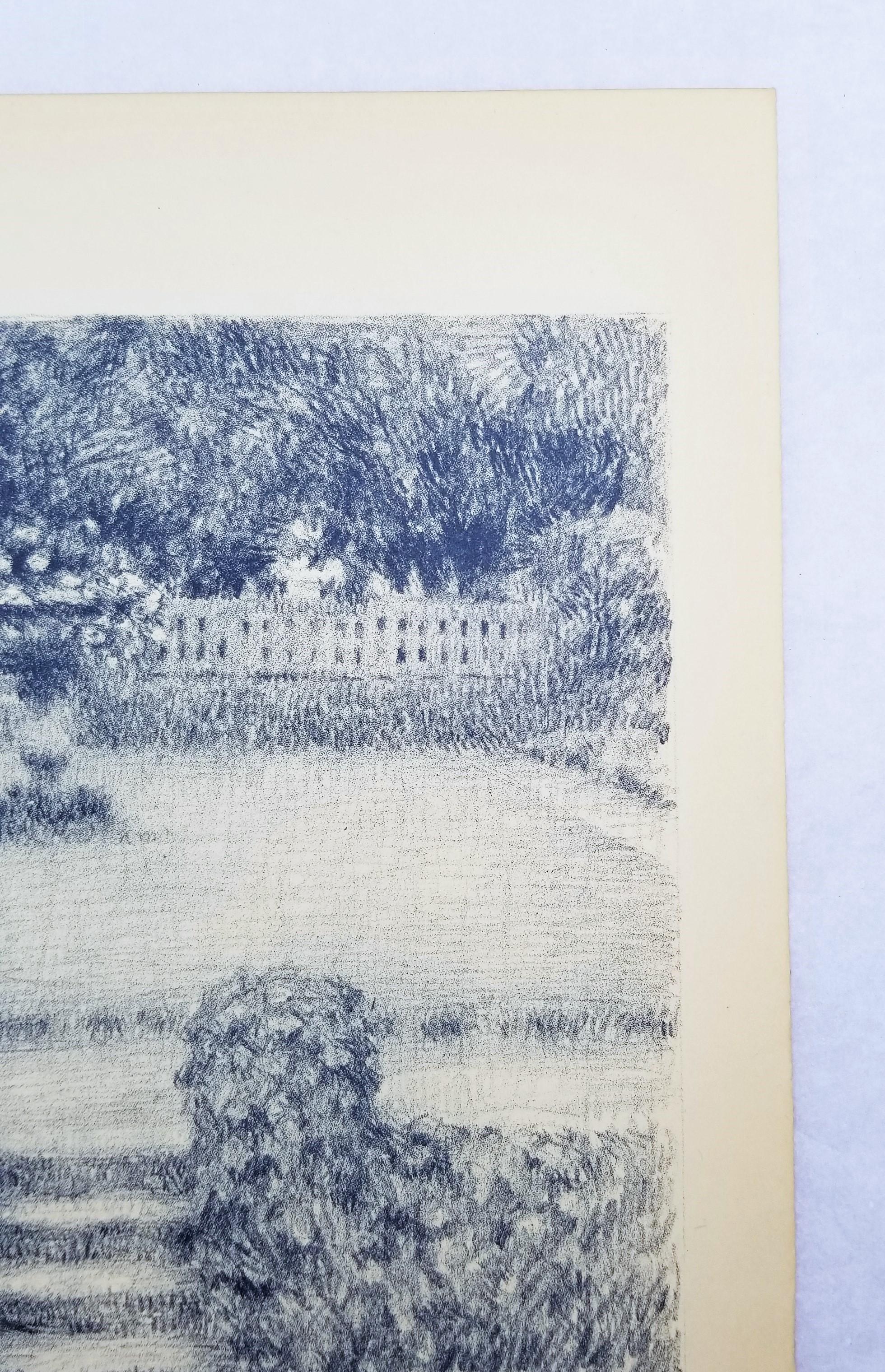 Le Perron (Die Veranda) /// Französische Impressionist Henri Le Sidaner Gartenlandschaft im Angebot 5