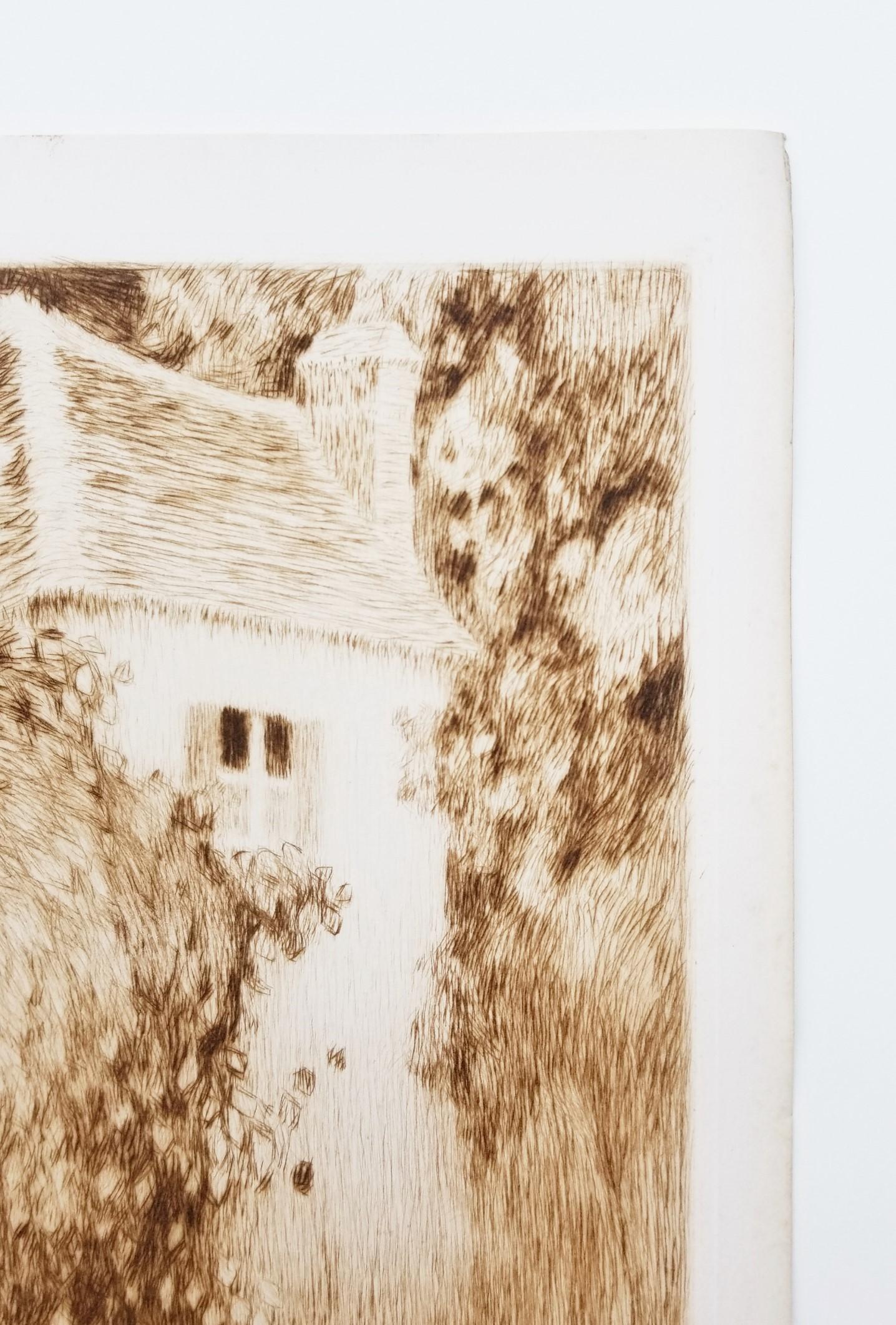 Pavillon dans les Arbres (Pavilion dans les arbres) /// Impressionniste Henri Sidaner en vente 3