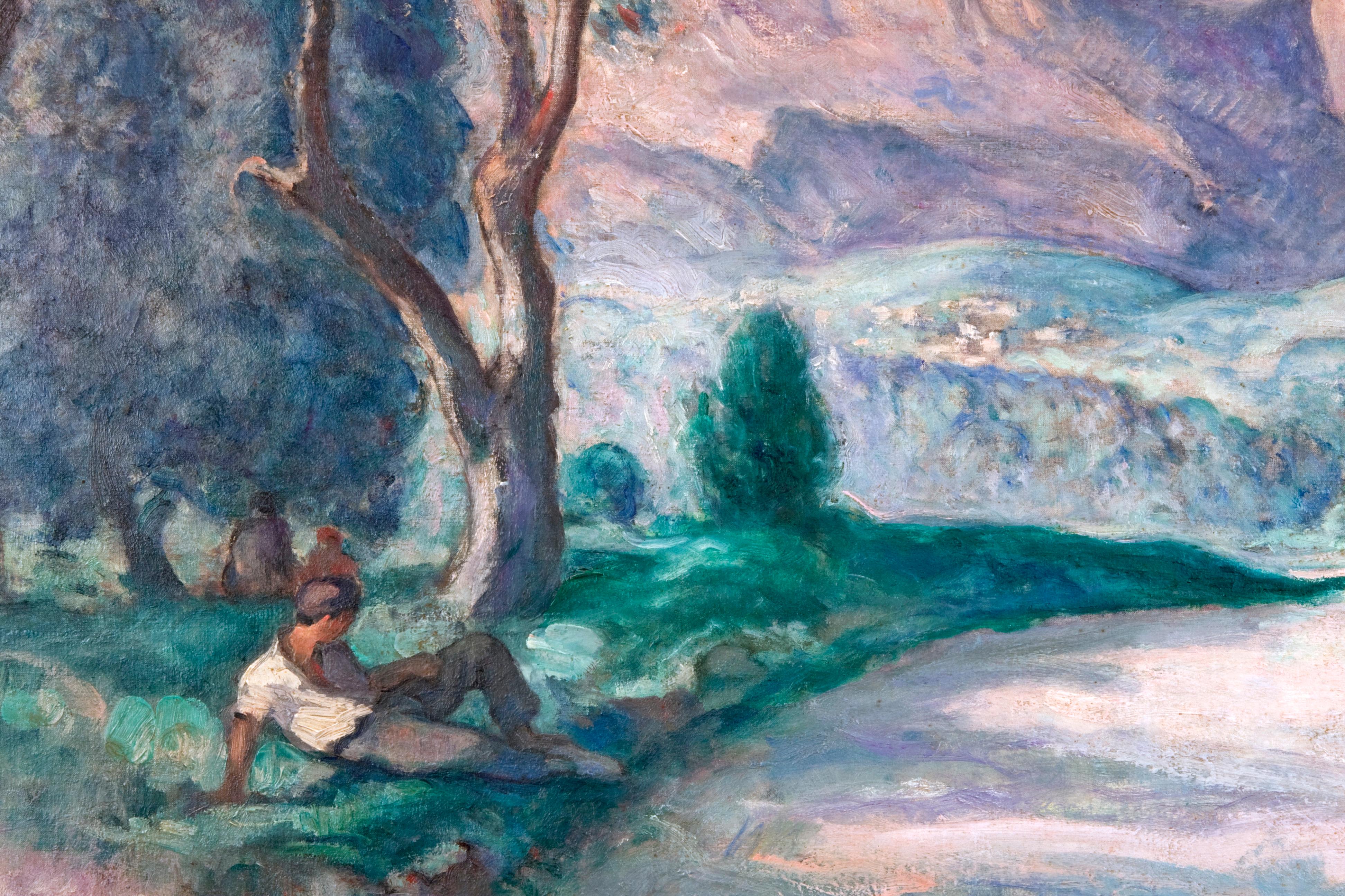Les Gorges du Loup, via di Grasse - Painting di Henri Lebasque