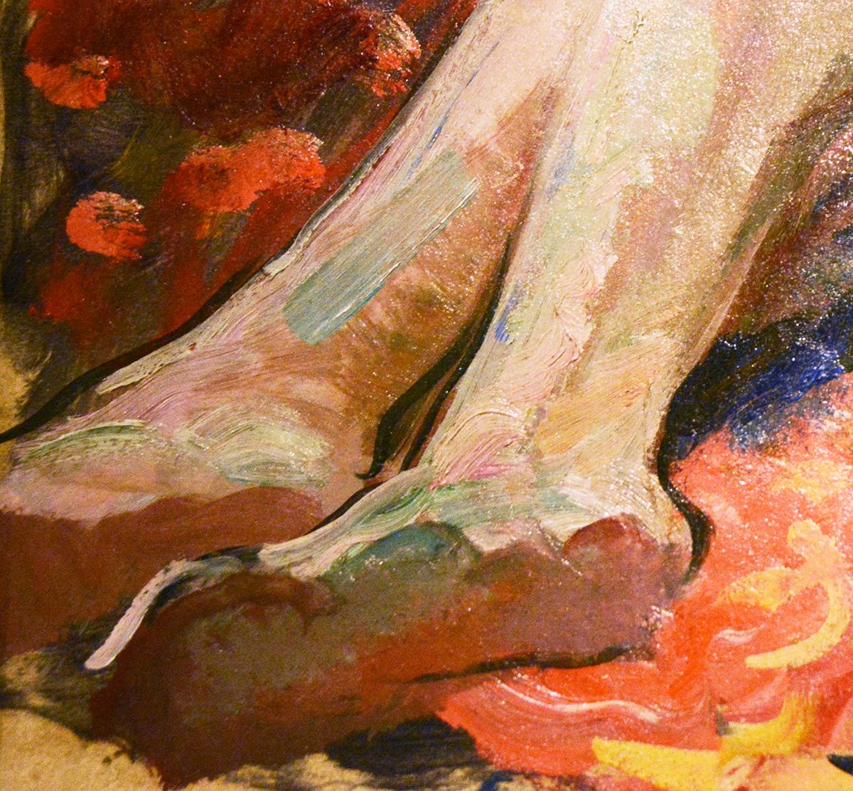 Nu sur un divan (Post-Impressionismus), Painting, von Henri Lebasque