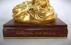 Henri Lepind French, Late 19th Century Dore bronze sculpture