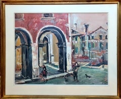 Venezia, La Serenissima, Castel Ponte, Paesaggio urbano post impressionista