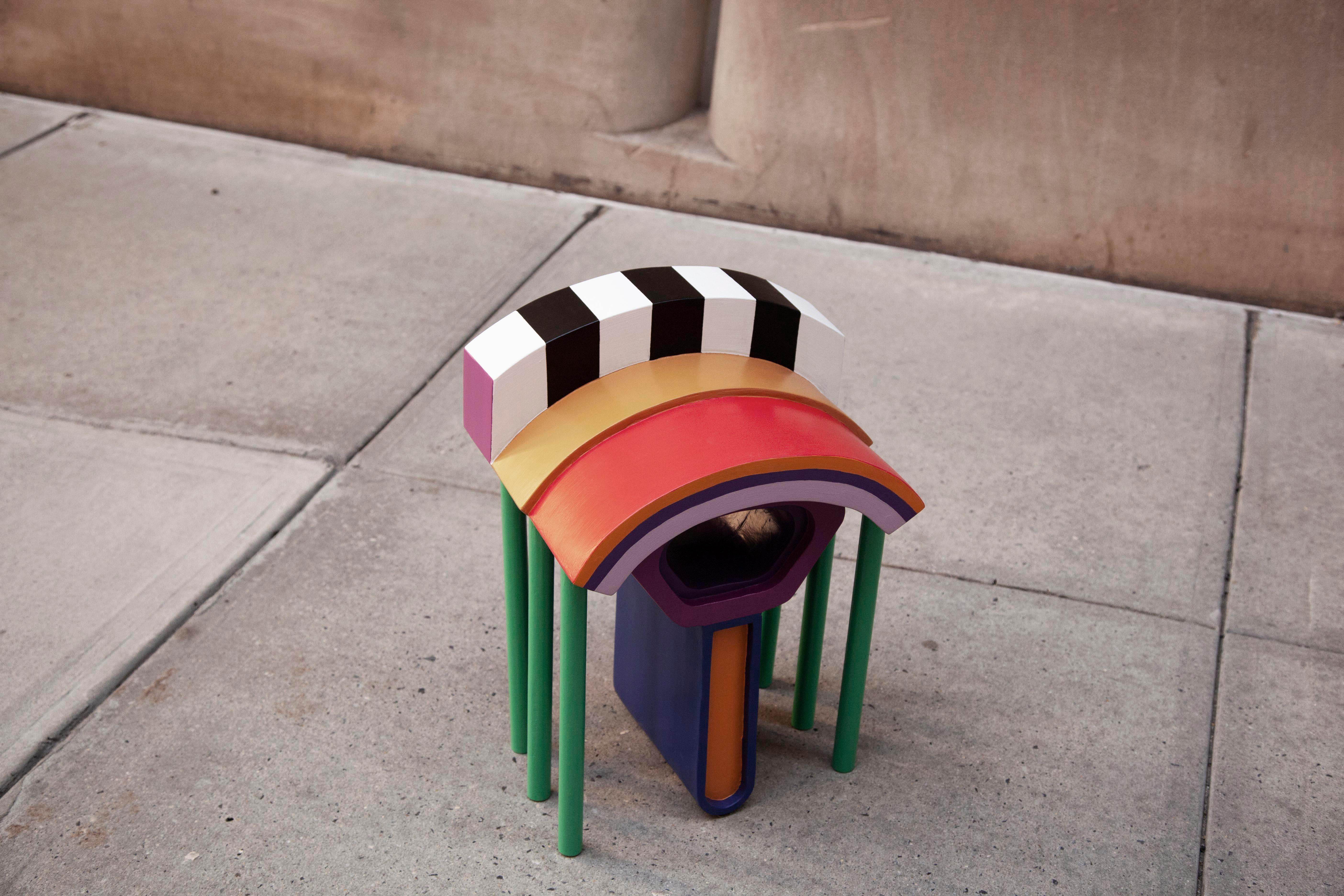Henri, Limited Edition Contemporary Sculptural Stool In New Condition For Sale In New York, NY