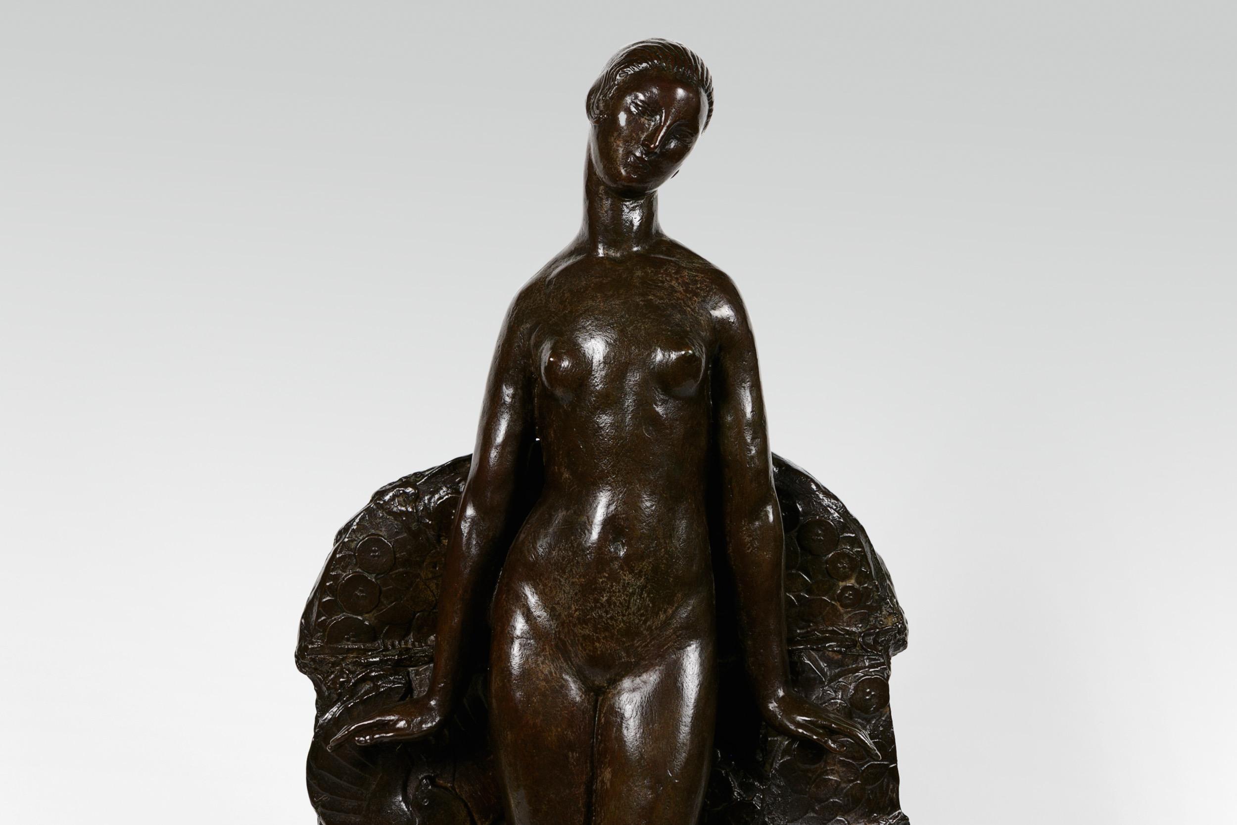 Cast Henri Louis Bouchard Art Deco Bronze Sculpture For Sale