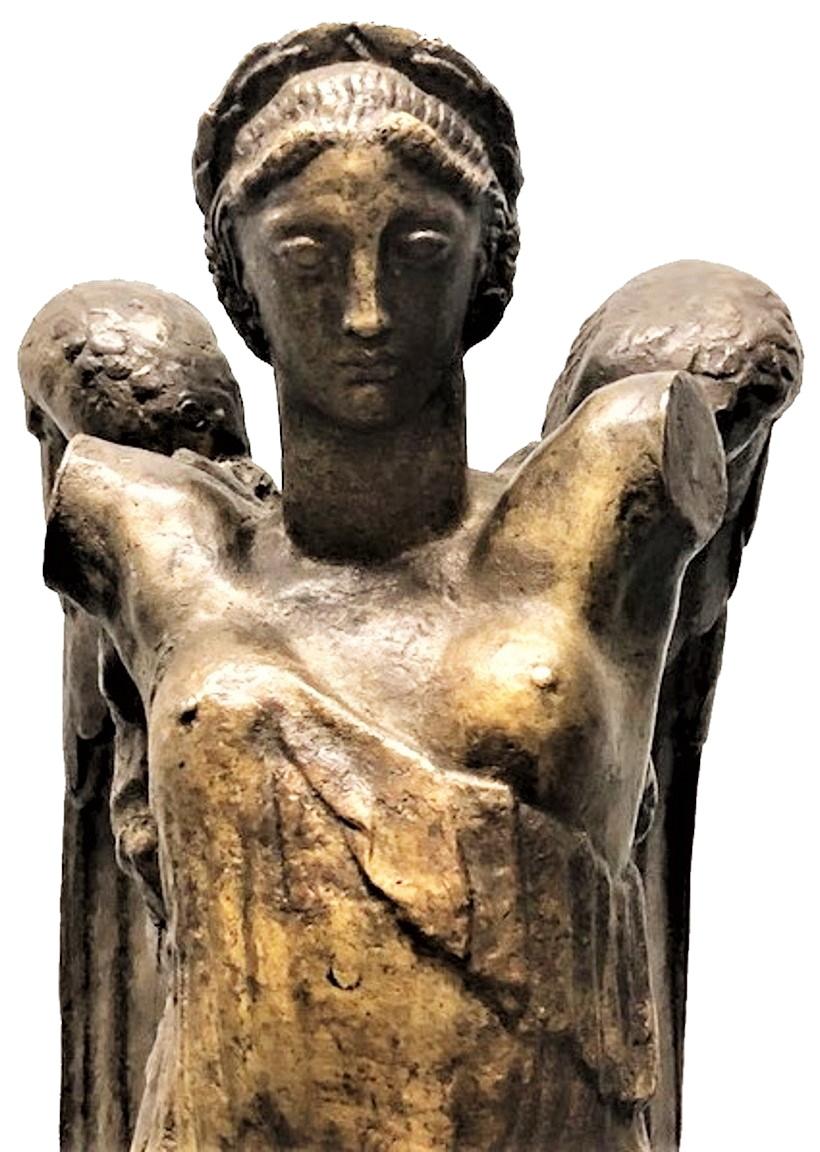 Henri Louis Bouchard, La victoire de Bogota, sculpture en bronze Art déco, vers 1925 en vente 4