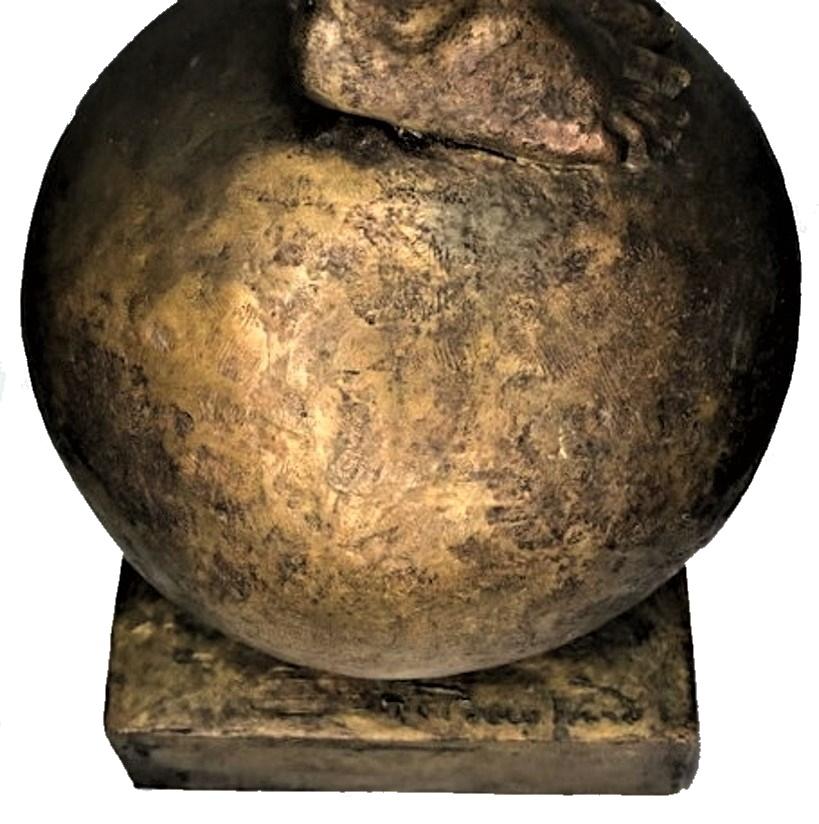 Henri Louis Bouchard, La victoire de Bogota, sculpture en bronze Art déco, vers 1925 en vente 7