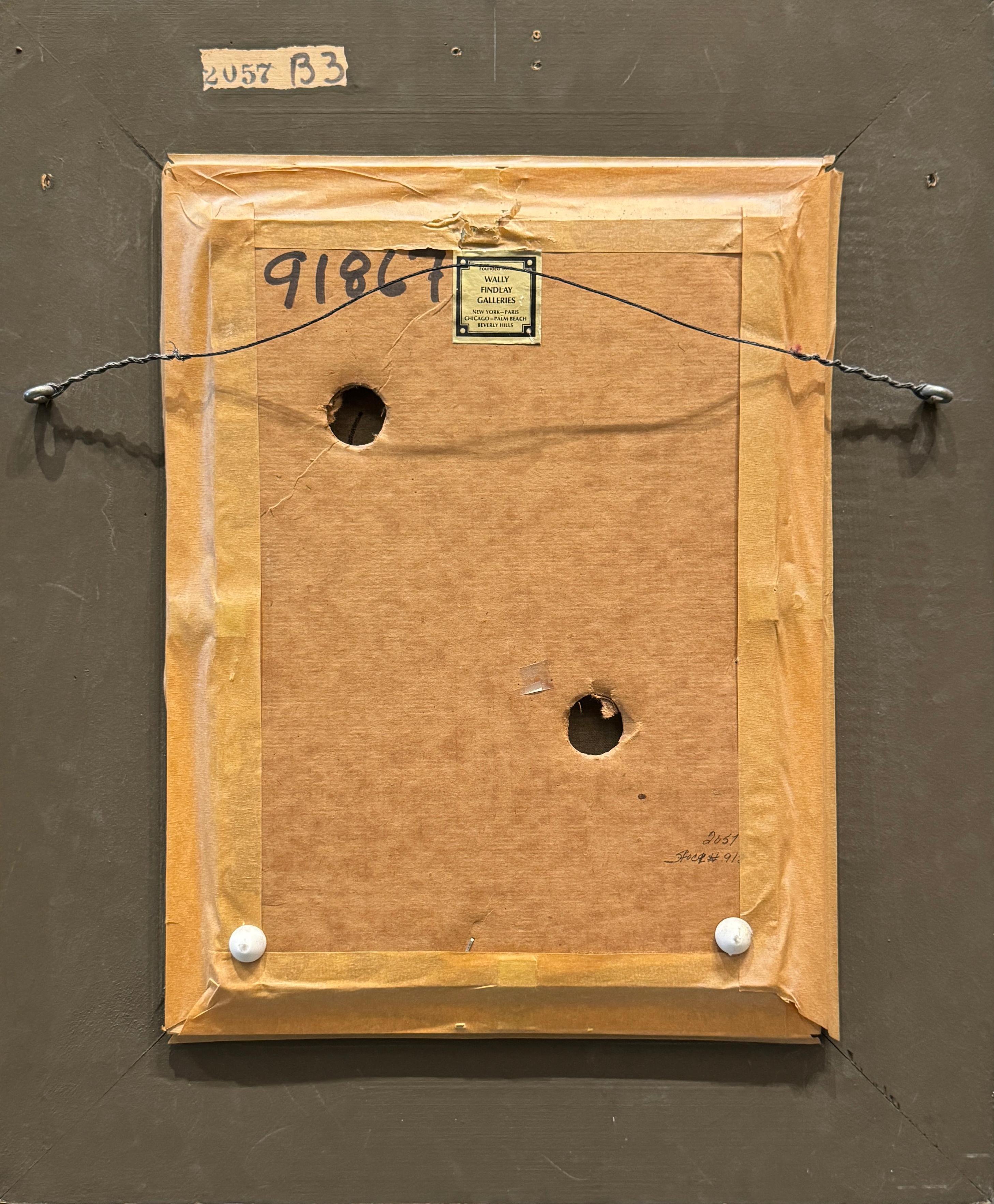 Un incantevole dipinto a olio su tela del 1983 di HENRI MAIK (francese) intitolato 