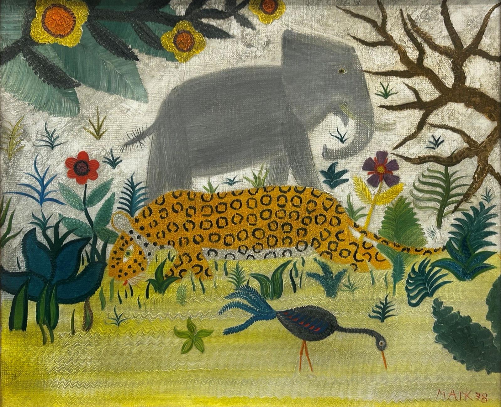 Henri Maik
Elephant and Jungle Animals, circa 1975
Signed lower right
Oil on canvas
10 x 11 5/8 inches

Provenance
Wally Findlay Galleries, Beverly Hills, California
Private Collection, New York
Estate of the above, 2023


Henri Maik was born in