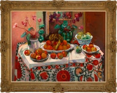 Nature Morte Aux Cyclamens By Henri Manguin