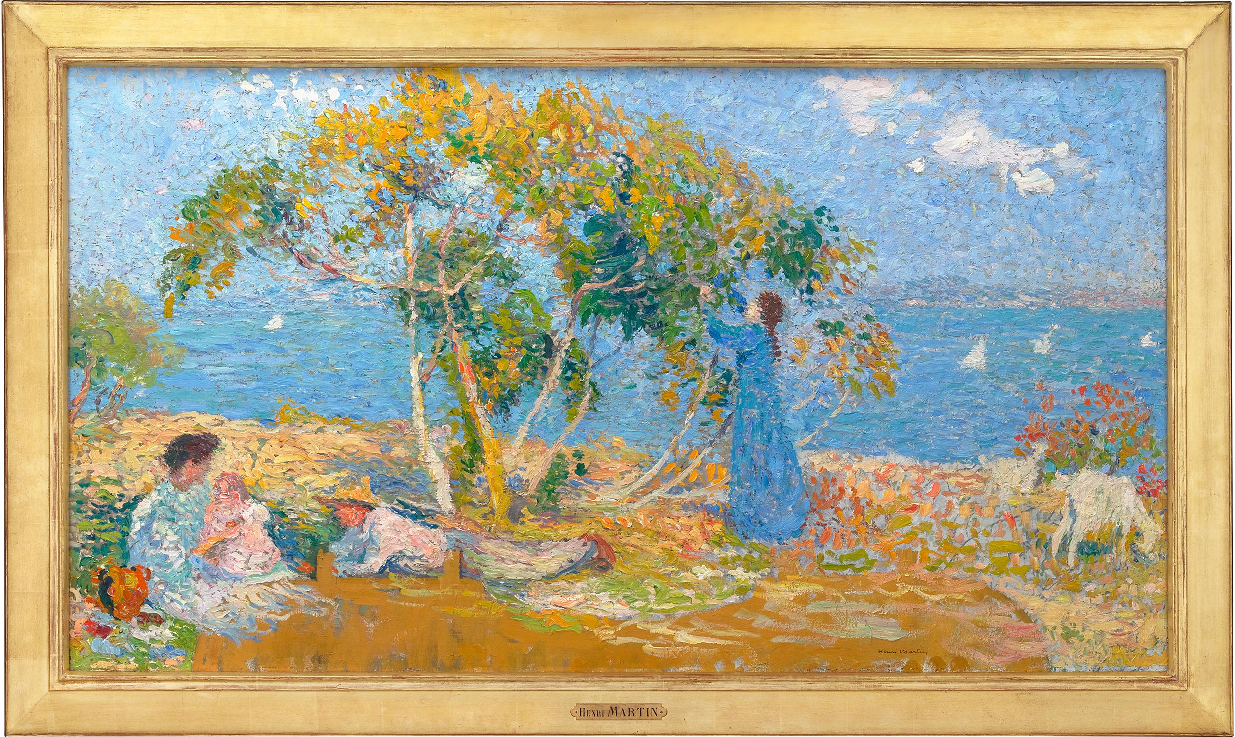 Déjeuner Champêtre di HENRY Martin - Painting di Henri Martin