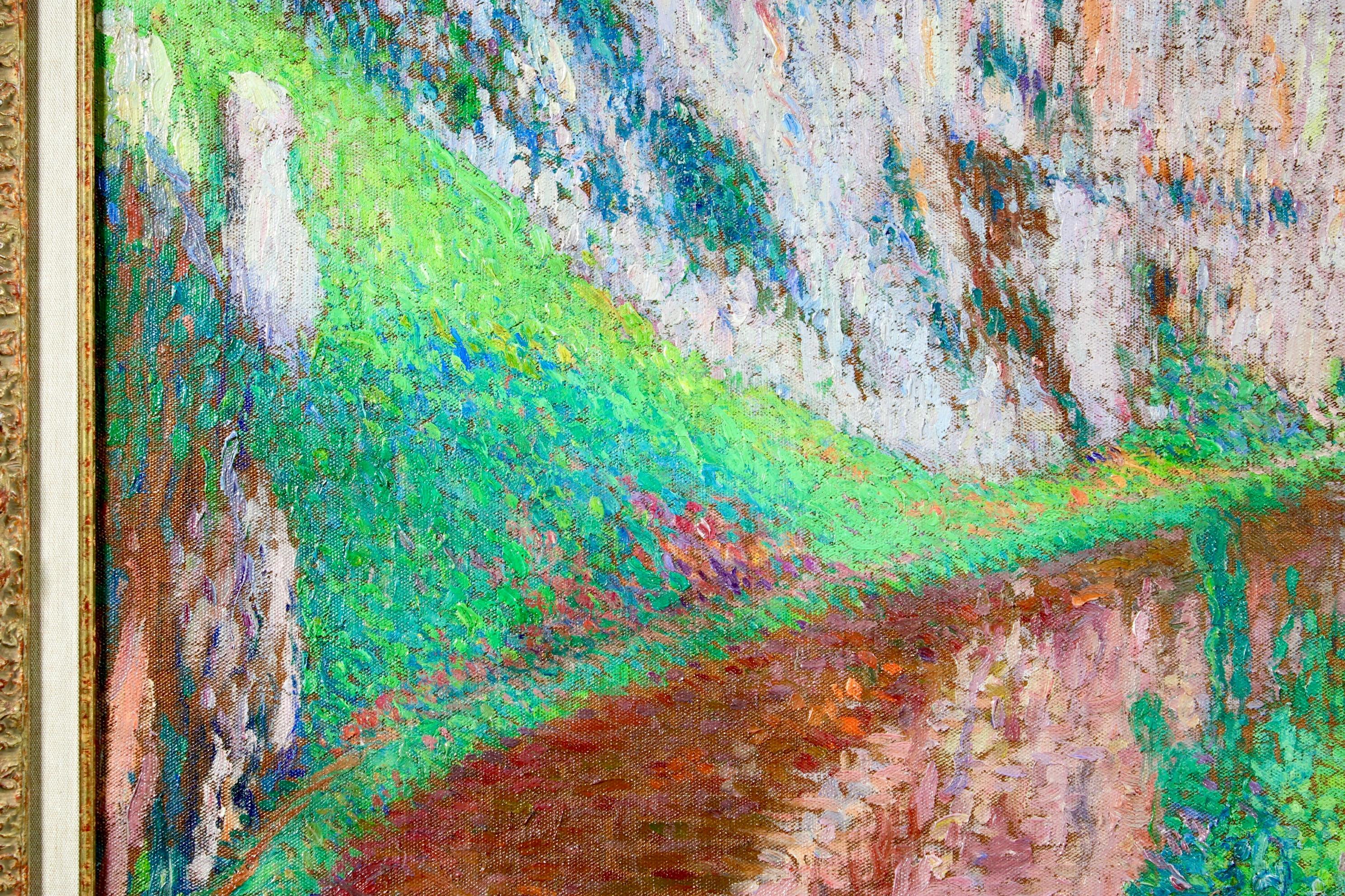 Le Lot en dessous des falaises de Saint Cirq Lapopie - Riverscape - Henri Martin 6