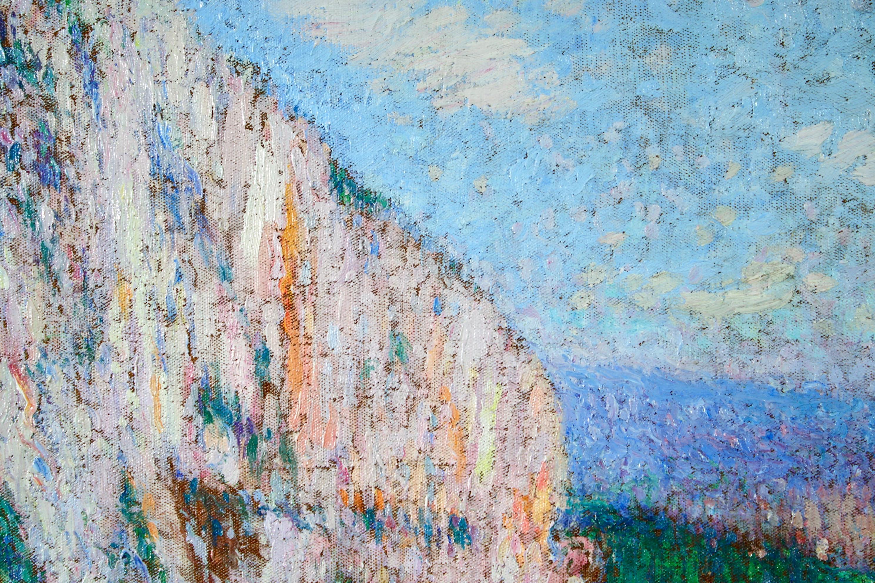Le Lot en dessous des falaises de Saint Cirq Lapopie - Riverscape - Henri Martin 4