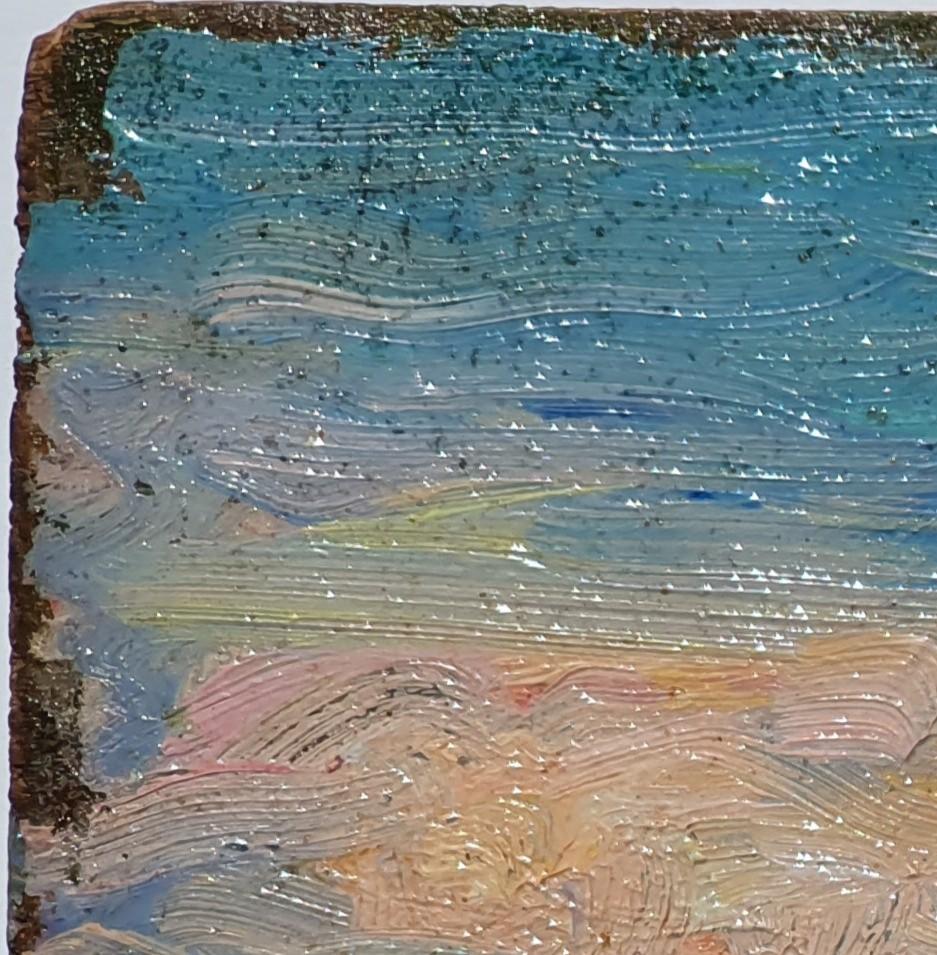 Zwei Studien der Wolken, ein doppelseitiges Ölgemälde auf Tafel von Henri Martin (ca. 1886) im Angebot 5