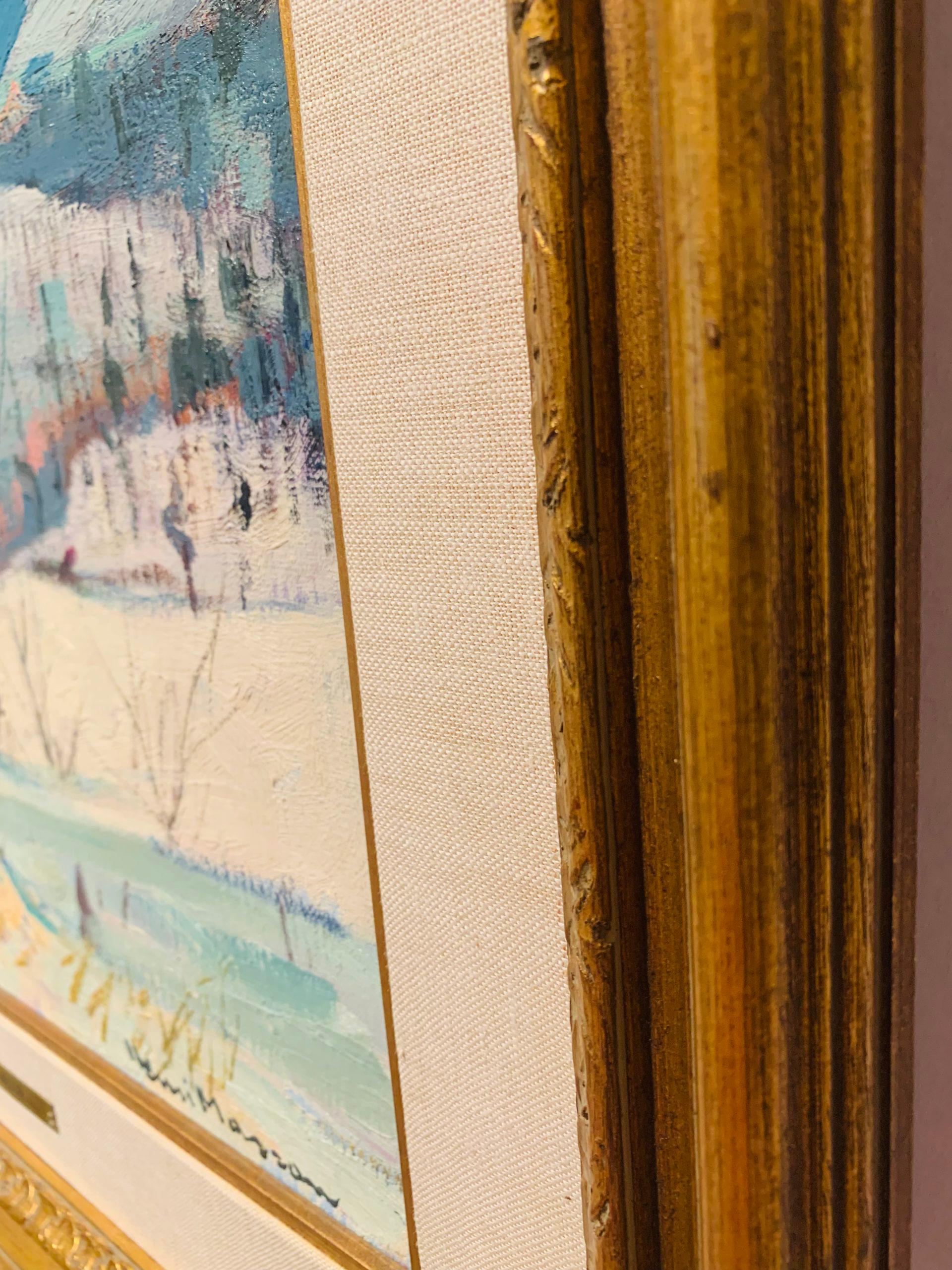 Henri Masson, 1907-1996, Canadien
Saint-André-Avellin, Québec
Huile sur toile
12x16 in
Signé 
encadré