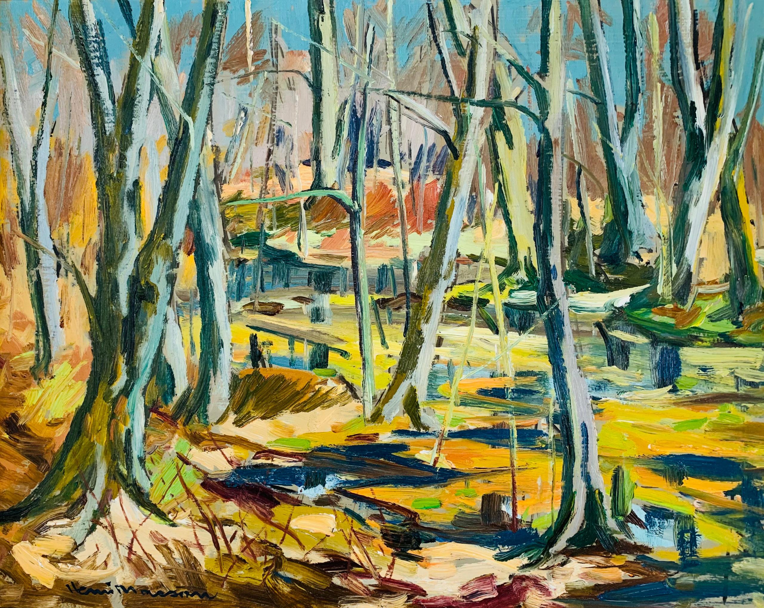 Landscape Painting Henri Masson - sans titre