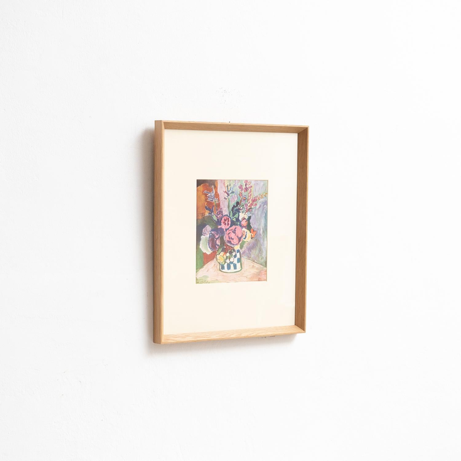 Henri Matisse 1948 Farbklischee-Druck, gerahmt (Moderne der Mitte des Jahrhunderts) im Angebot