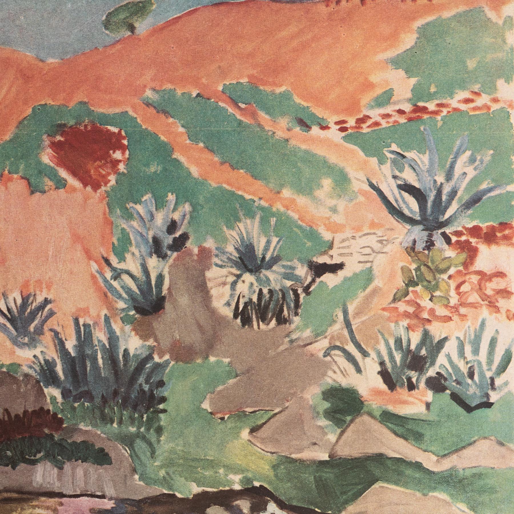 Henri Matisse 1948 Farbklischee-Druck, gerahmt (Französisch) im Angebot