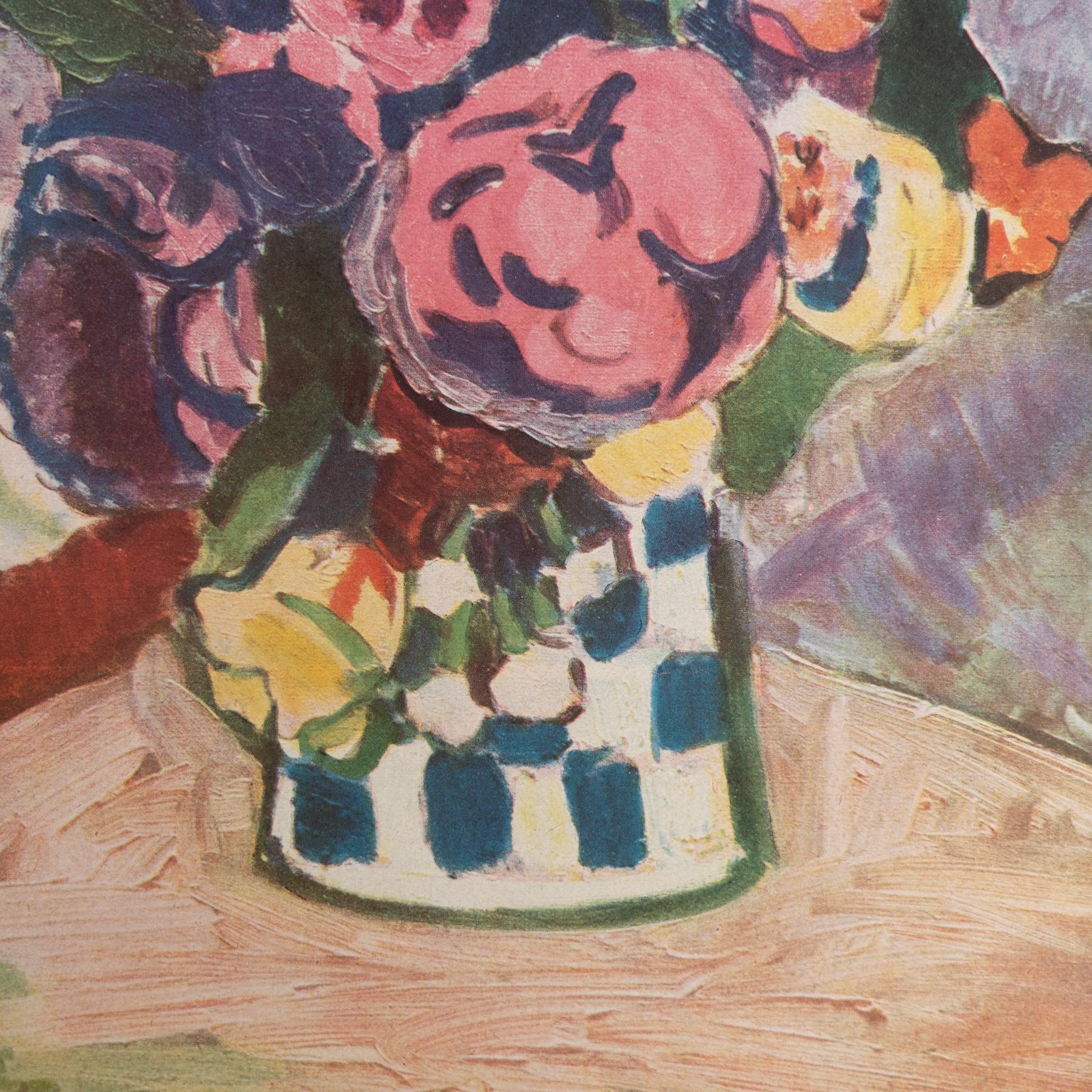 Henri Matisse 1948 Farbklischee-Druck, gerahmt im Zustand „Gut“ im Angebot in Barcelona, Barcelona