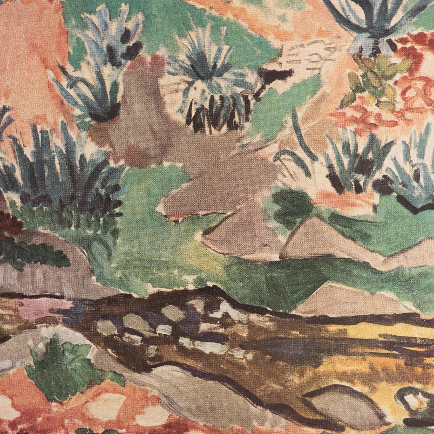 Henri Matisse 1948 Farbklischee-Druck, gerahmt im Zustand „Gut“ im Angebot in Barcelona, Barcelona